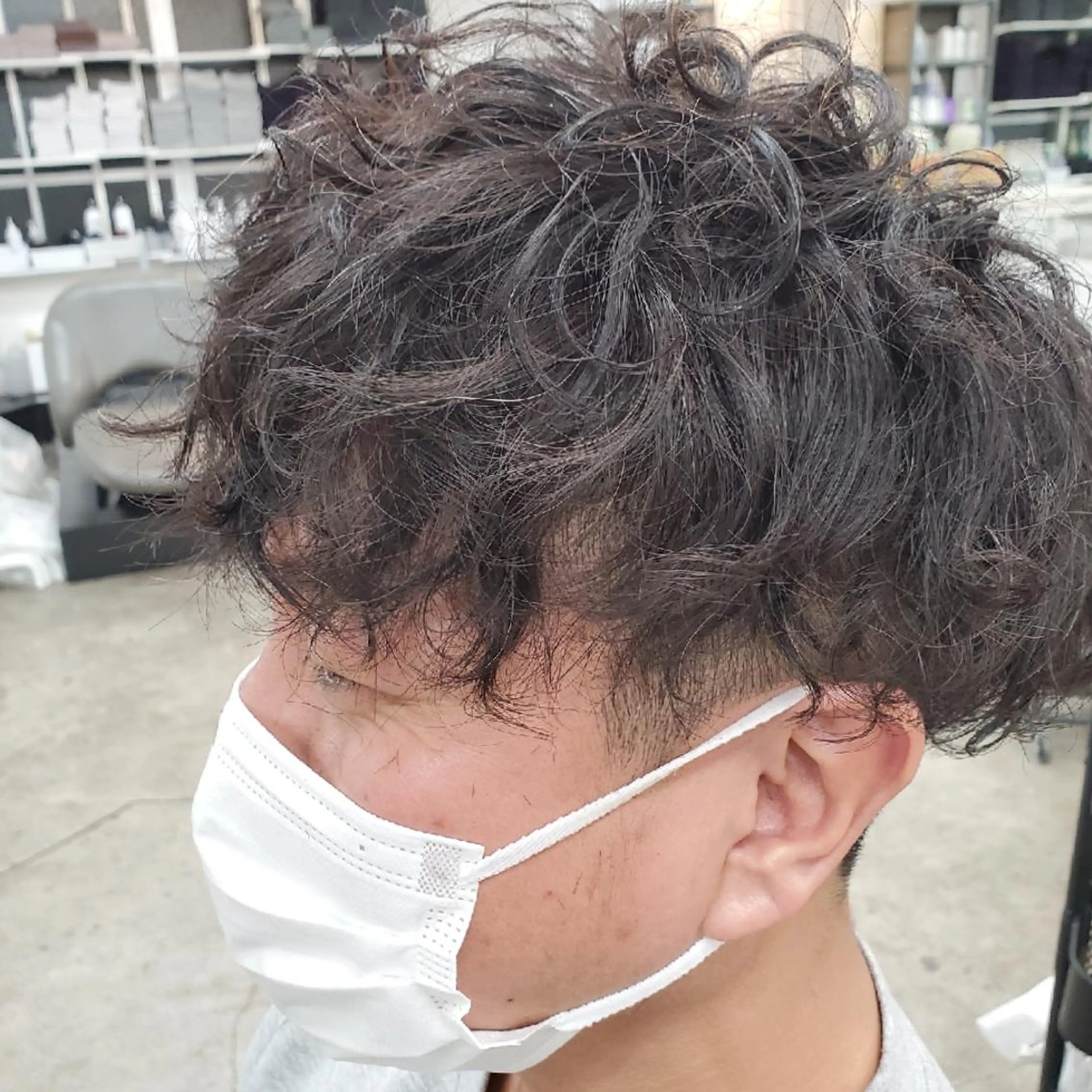 パーマ メンズ メンズパーマ 顔まわりデザイン🌿 ふじこのヘアスタイル