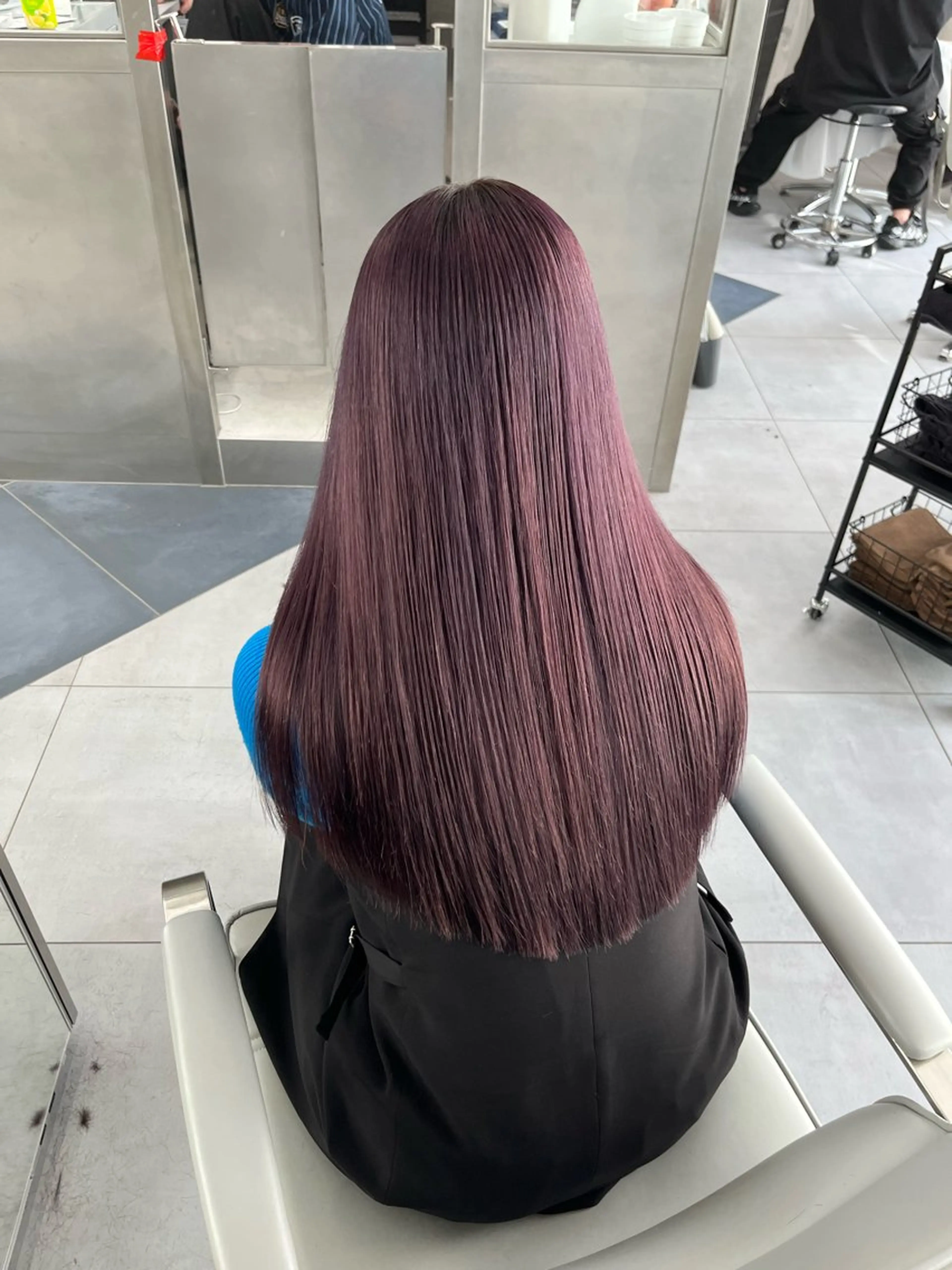 ロング カラー ヘアアレンジ ハイトーン/透明感/ レイヤー/かずや🦁のヘアスタイル