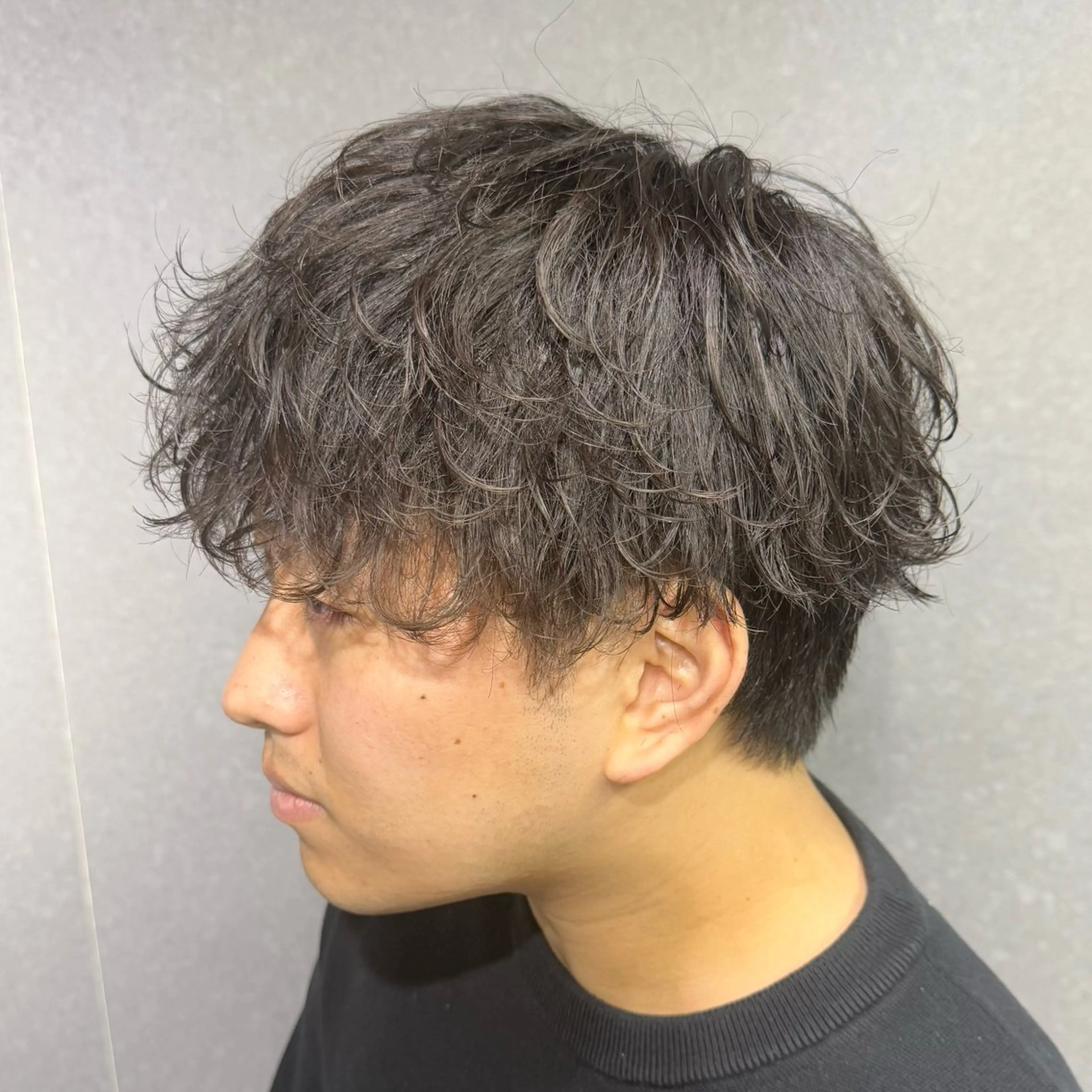 パーマ メンズ マッシュ メンズパーマ est-r. Shionのヘアスタイル