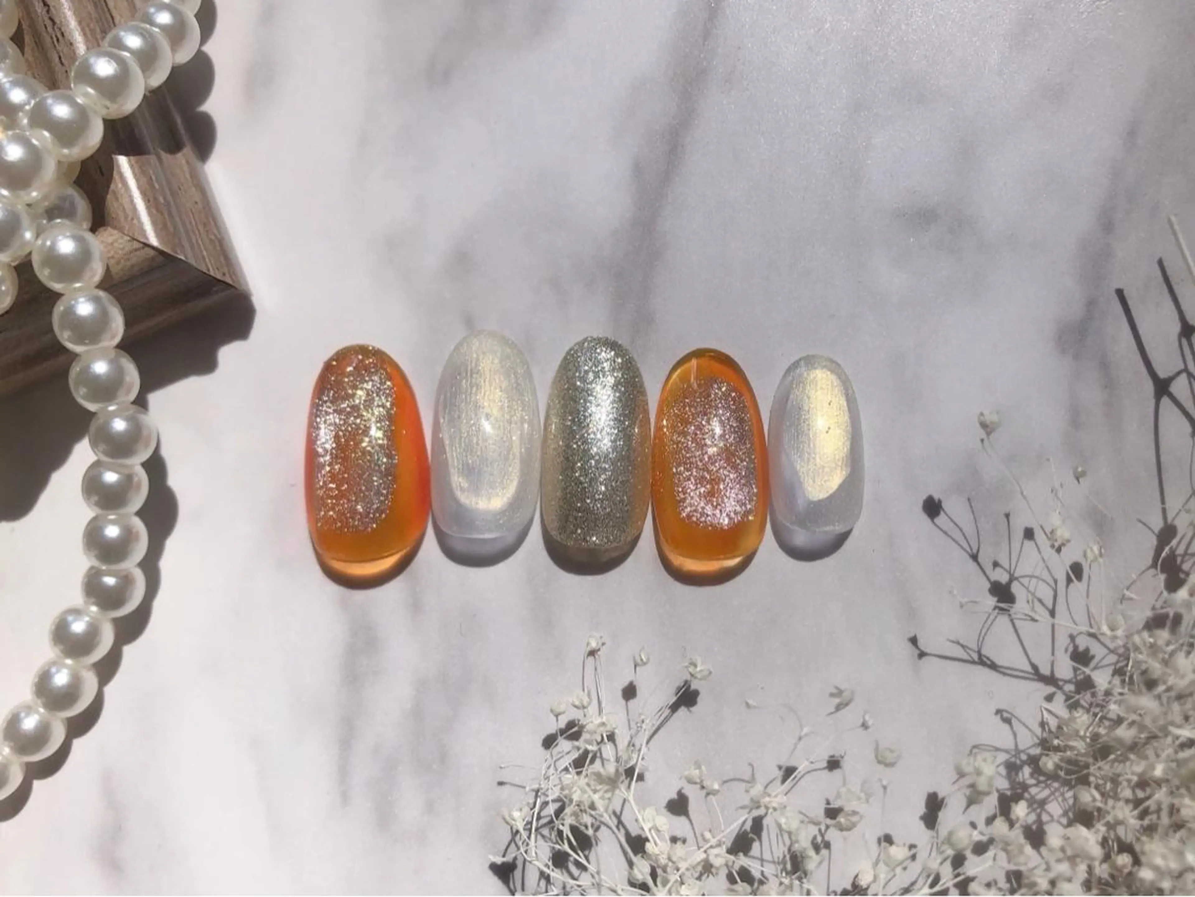 ネイル ハンドネイル ネイルPetit Ribbonのネイルデザイン