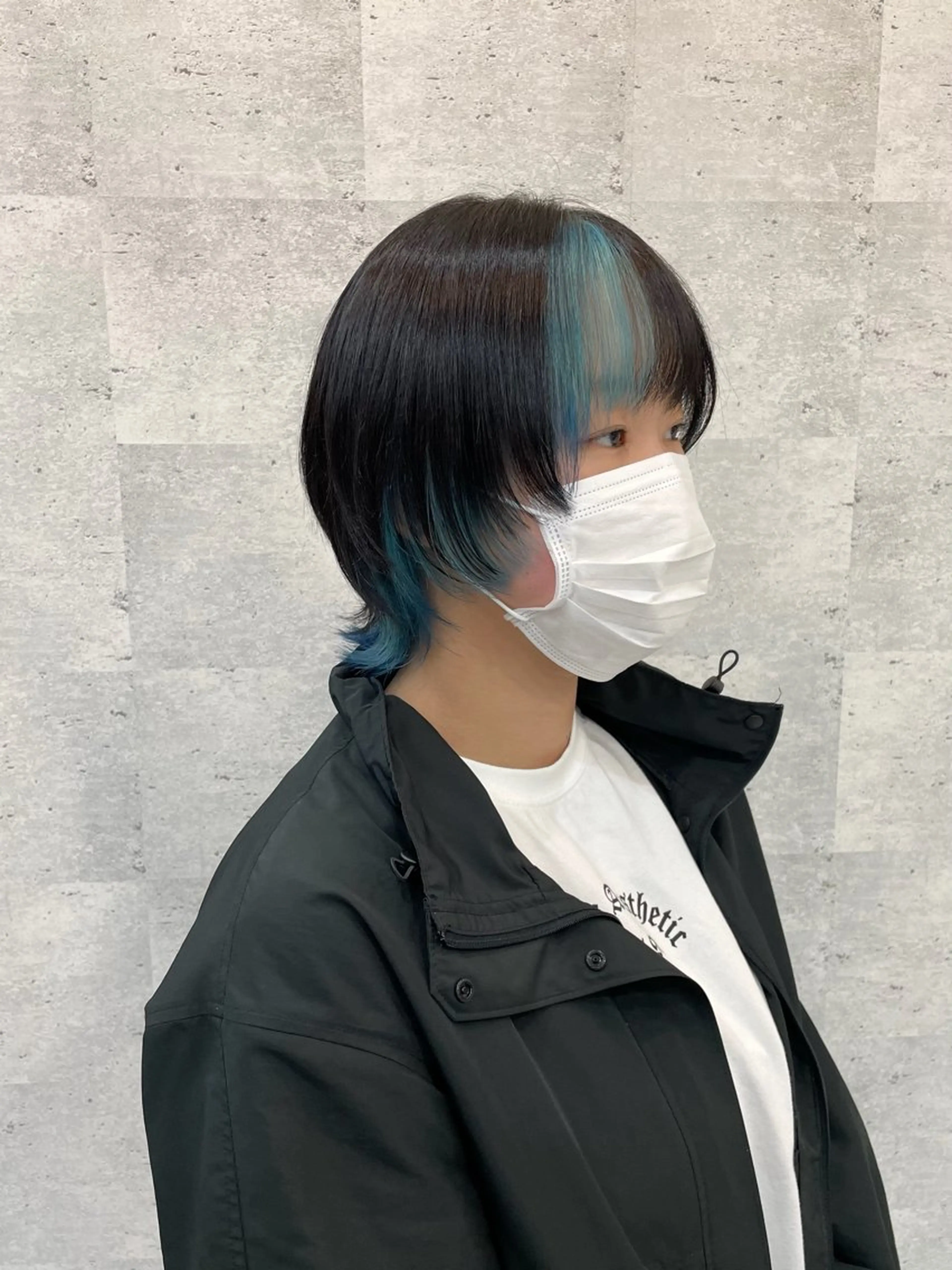 ミディアム カラー SAKI 新宿のヘアスタイル