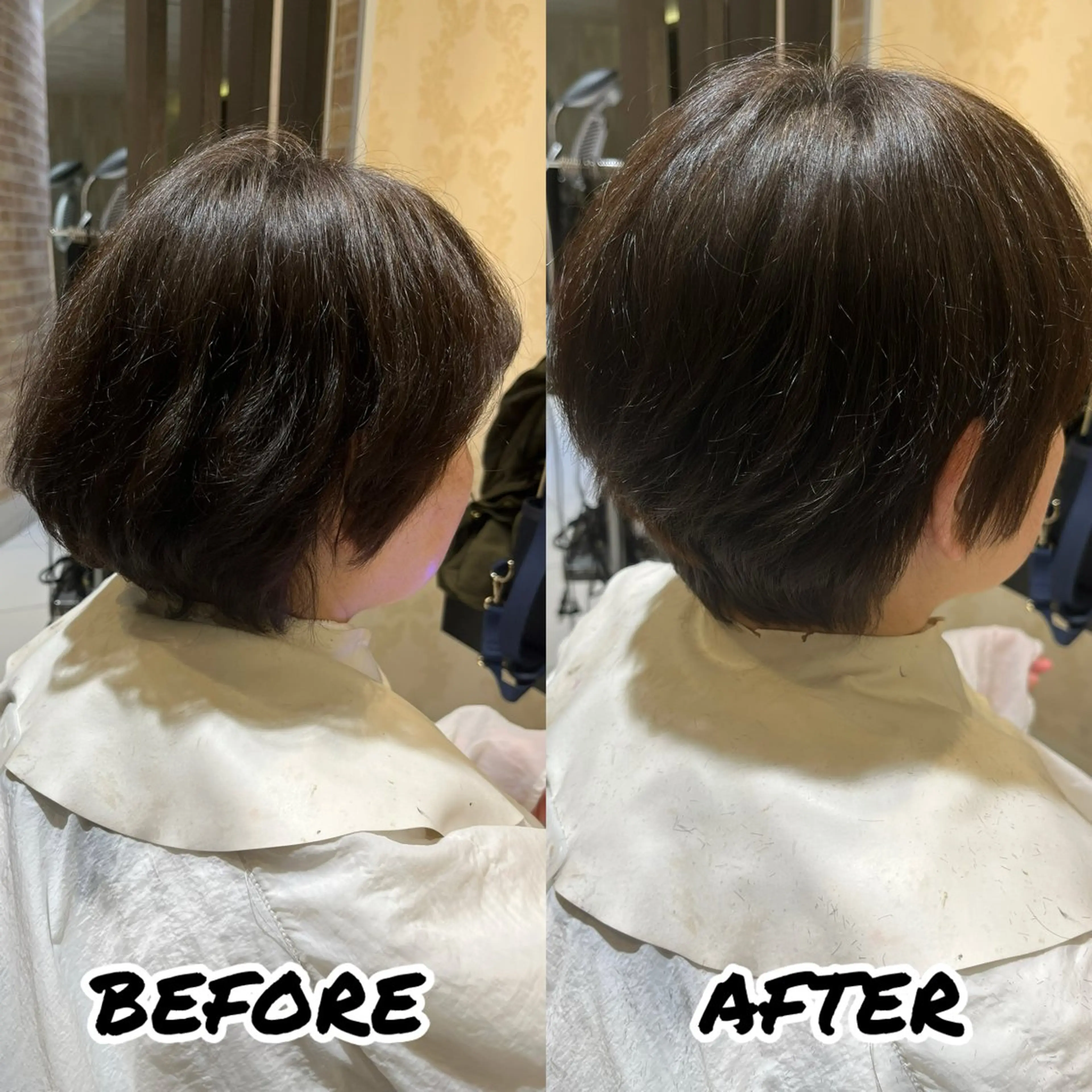 ショート カラー 髪質改善 ショートヘア 縮毛矯正 髪質改善美容師 鈴木のヘアスタイル