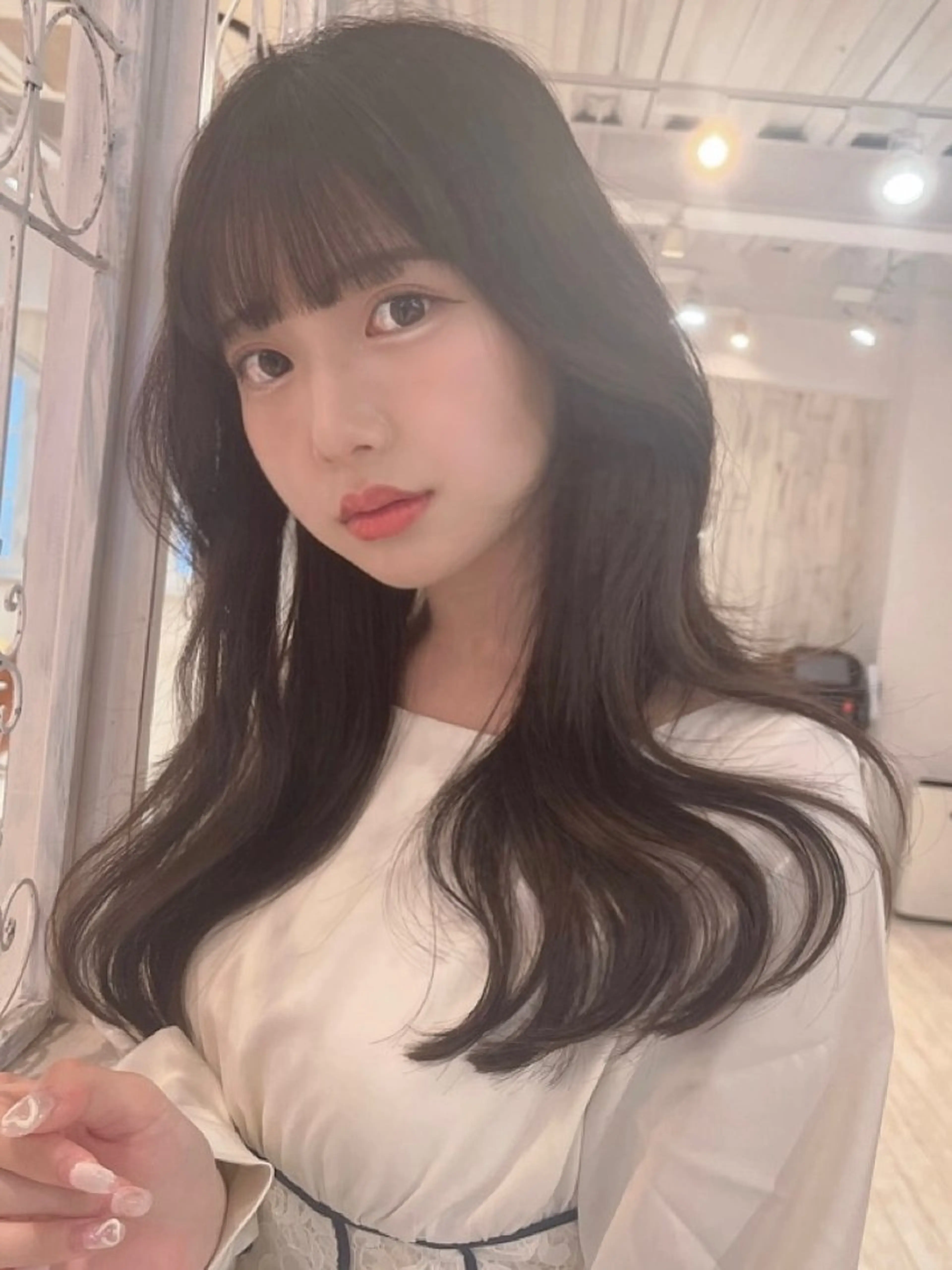 ロング カット 縮毛矯正 トリートメント レイヤーカット ✨️進藤ひかりのヘアスタイル