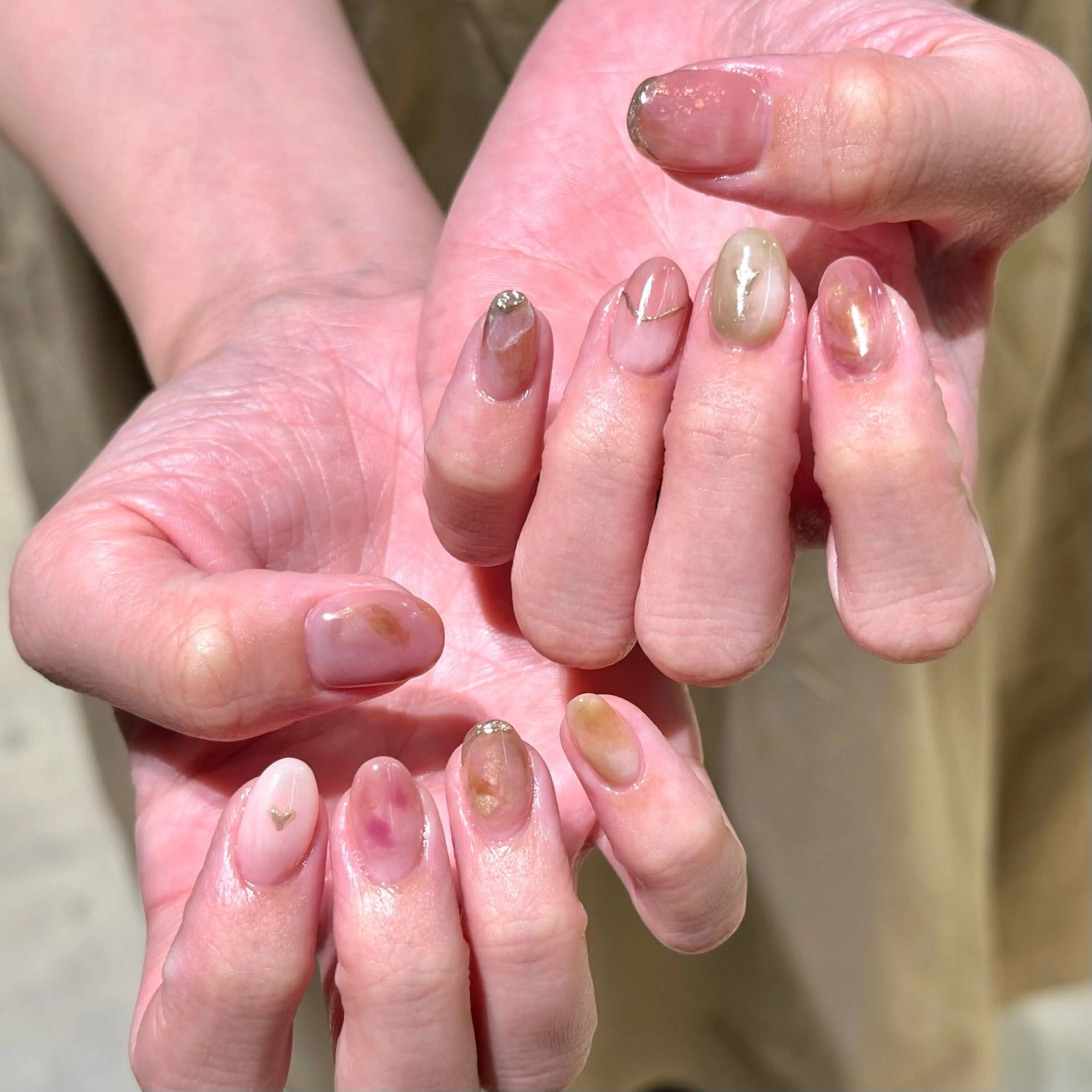 ネイル ニュアンスネイル ハンドネイル shibuya *ﾟのネイルデザイン