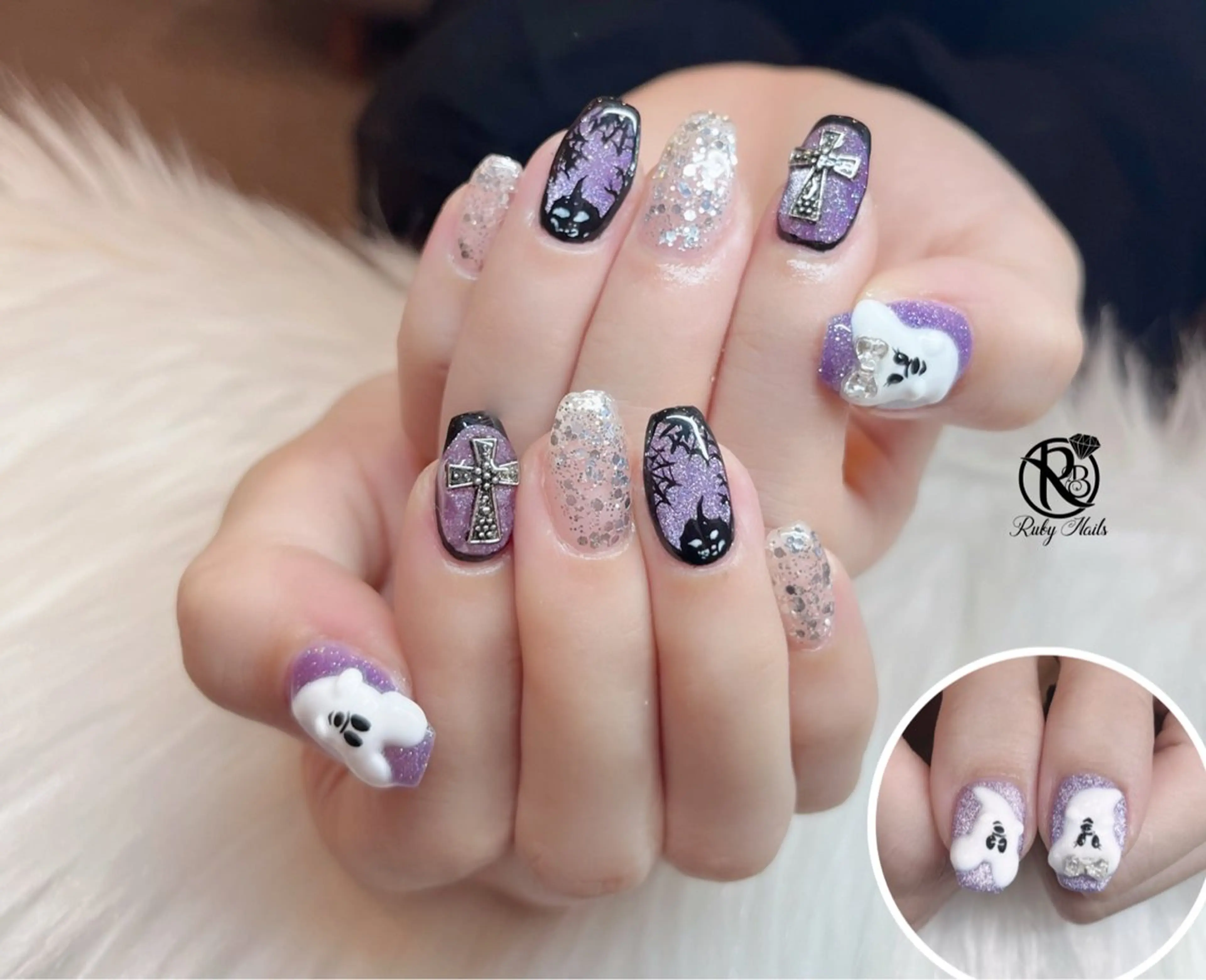 ネイル チークネイル フットネイル フレンチネイル グラデーション キラキラネイル Yukichan 日暮里店のネイルデザイン