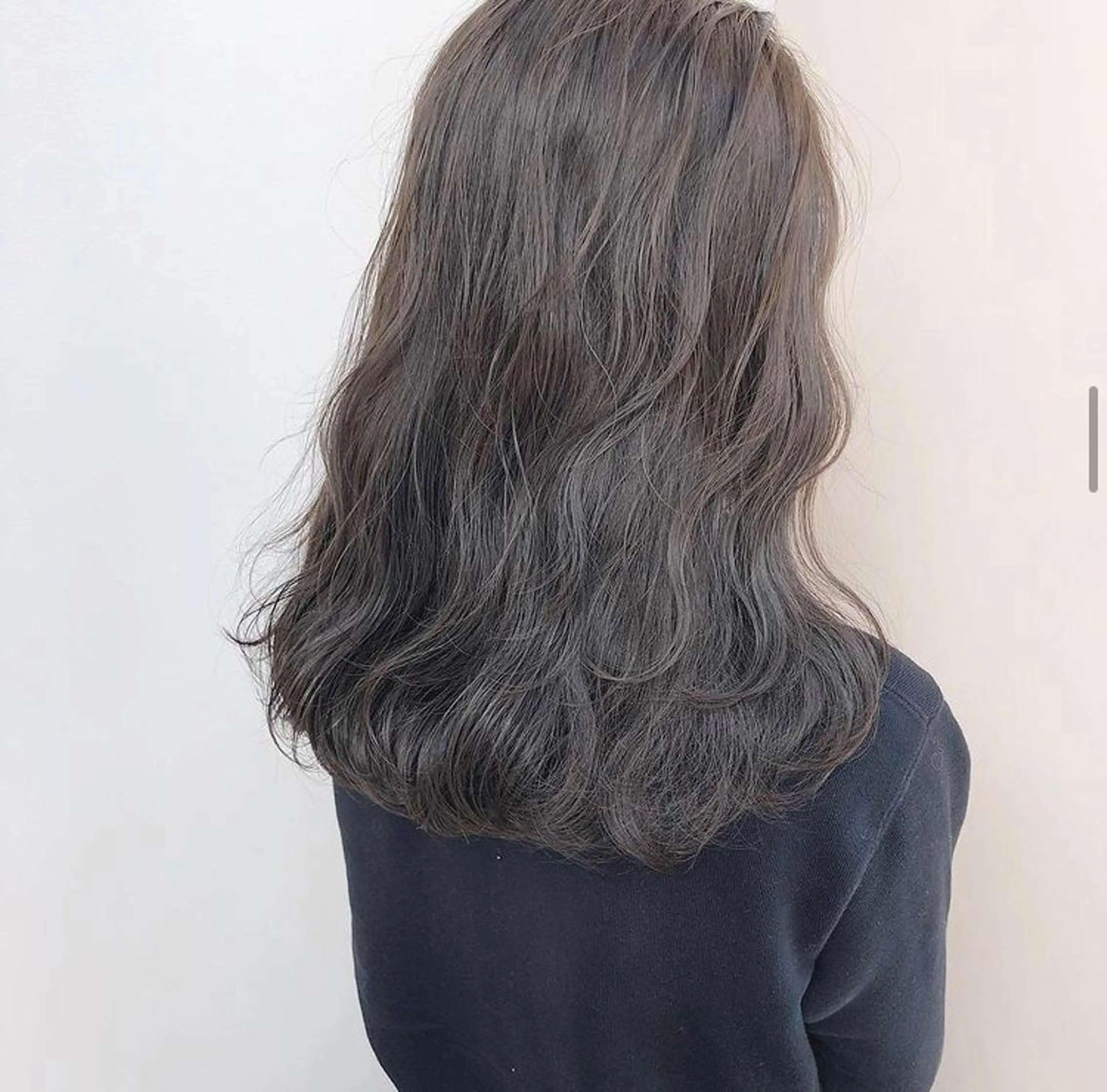 セミロング カラー カット ヘアカラー トリートメント HATSUMEI ゆうまのヘアスタイル