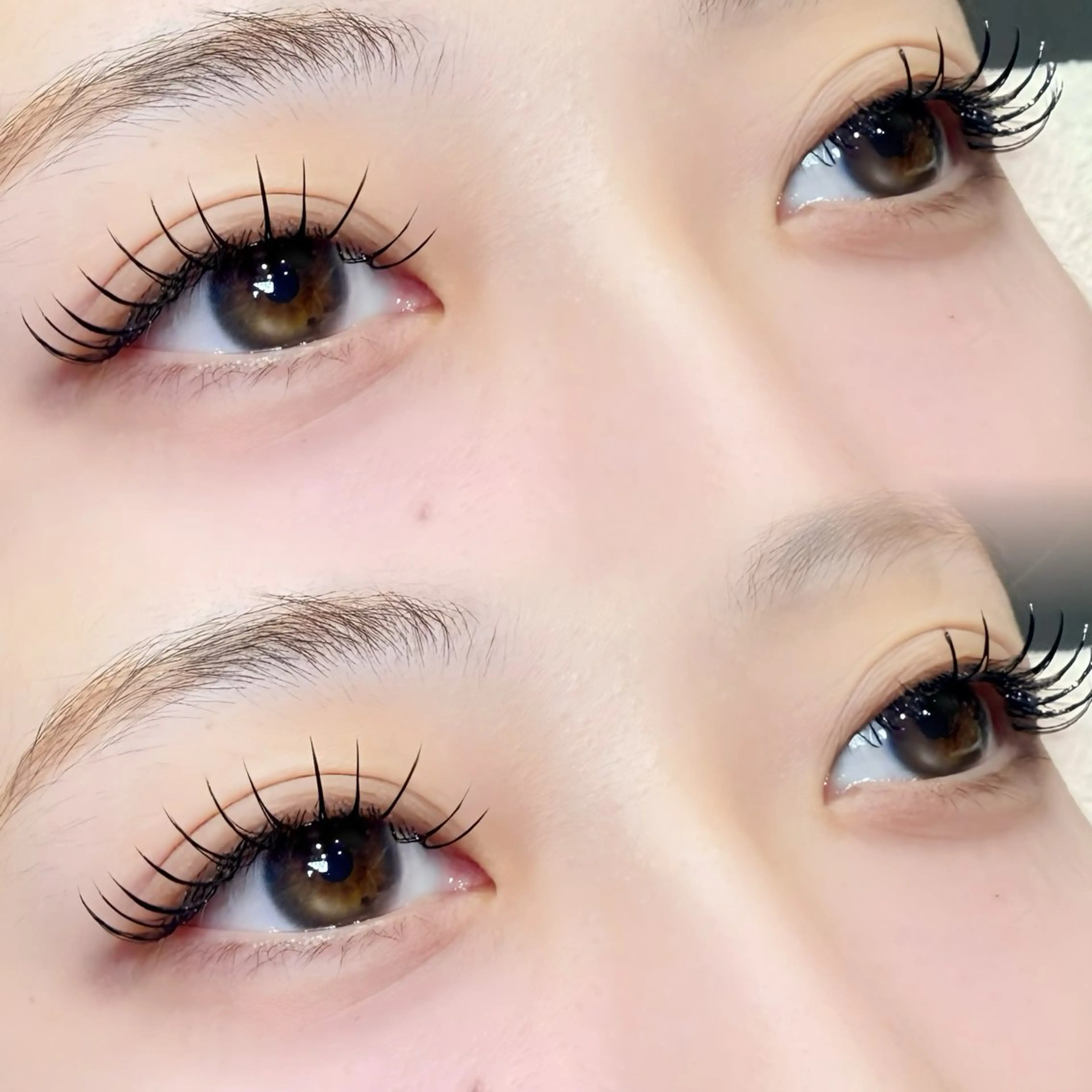 マツエク・マツパ フラットラッシュ ナチュラル マツエク cherien eyelash&eyebrow（salon village）所属・梅津/cherien 渋谷・明治神宮前のマツエク・マツパデザイン