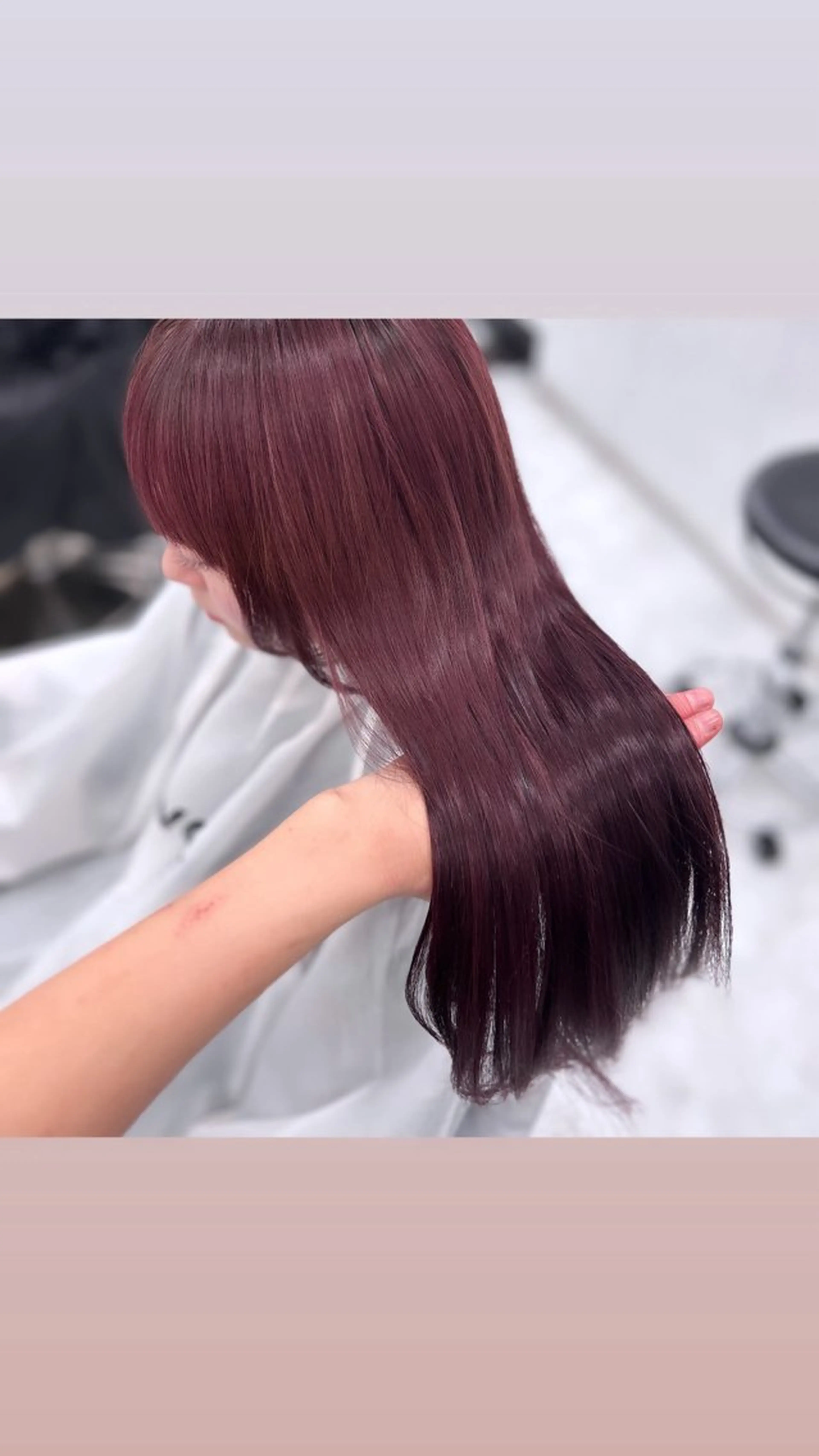 【💞期間限定価格💞】ケアしながら可愛くなる♡ ブリーチなしダブルカラー+髪質改善トリートメント+コテ巻き仕上げ 🪄の写真