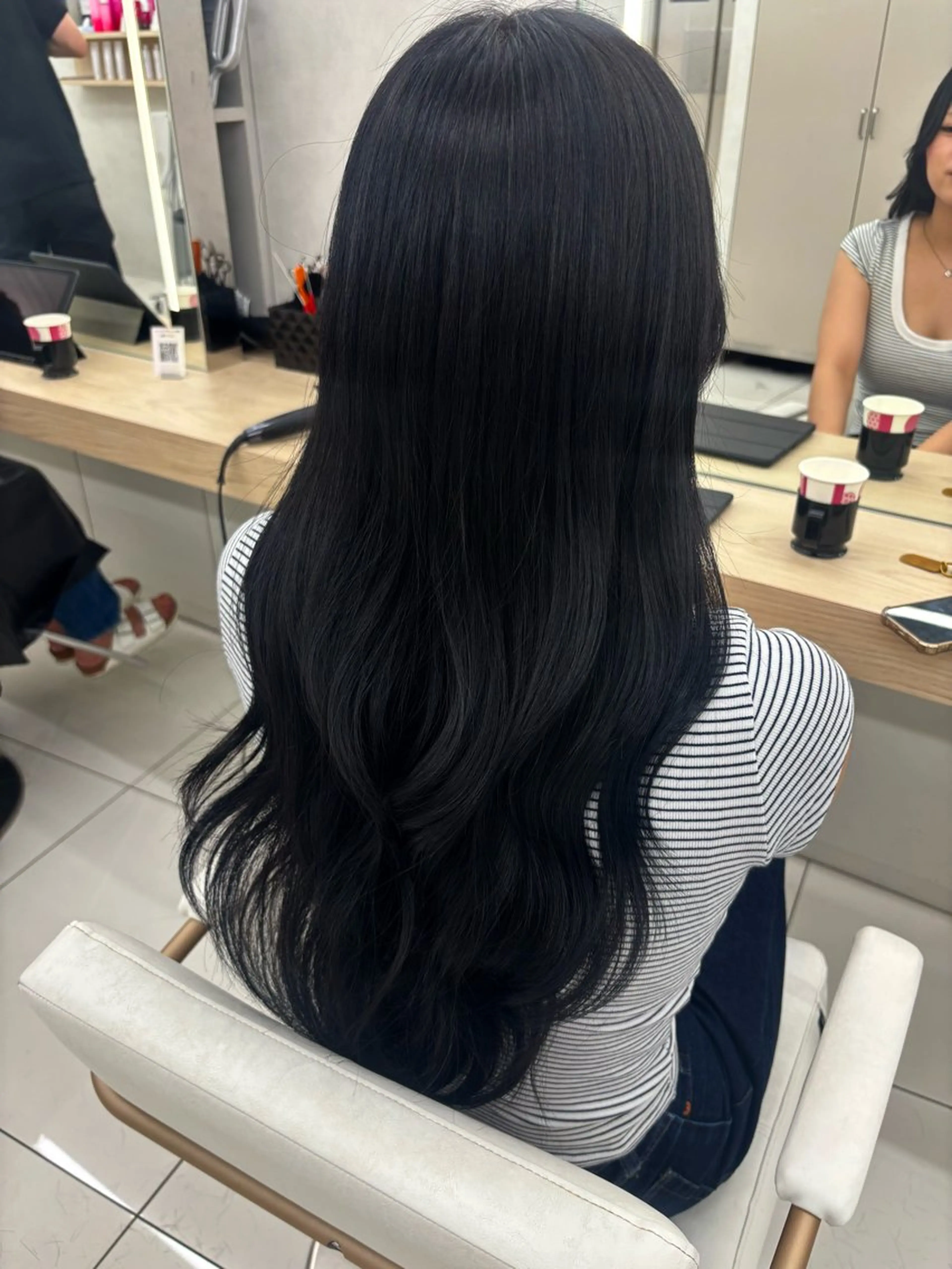 ロング カラー ヘアカラー 韓国透明感カラー🌀 yuukiのヘアスタイル