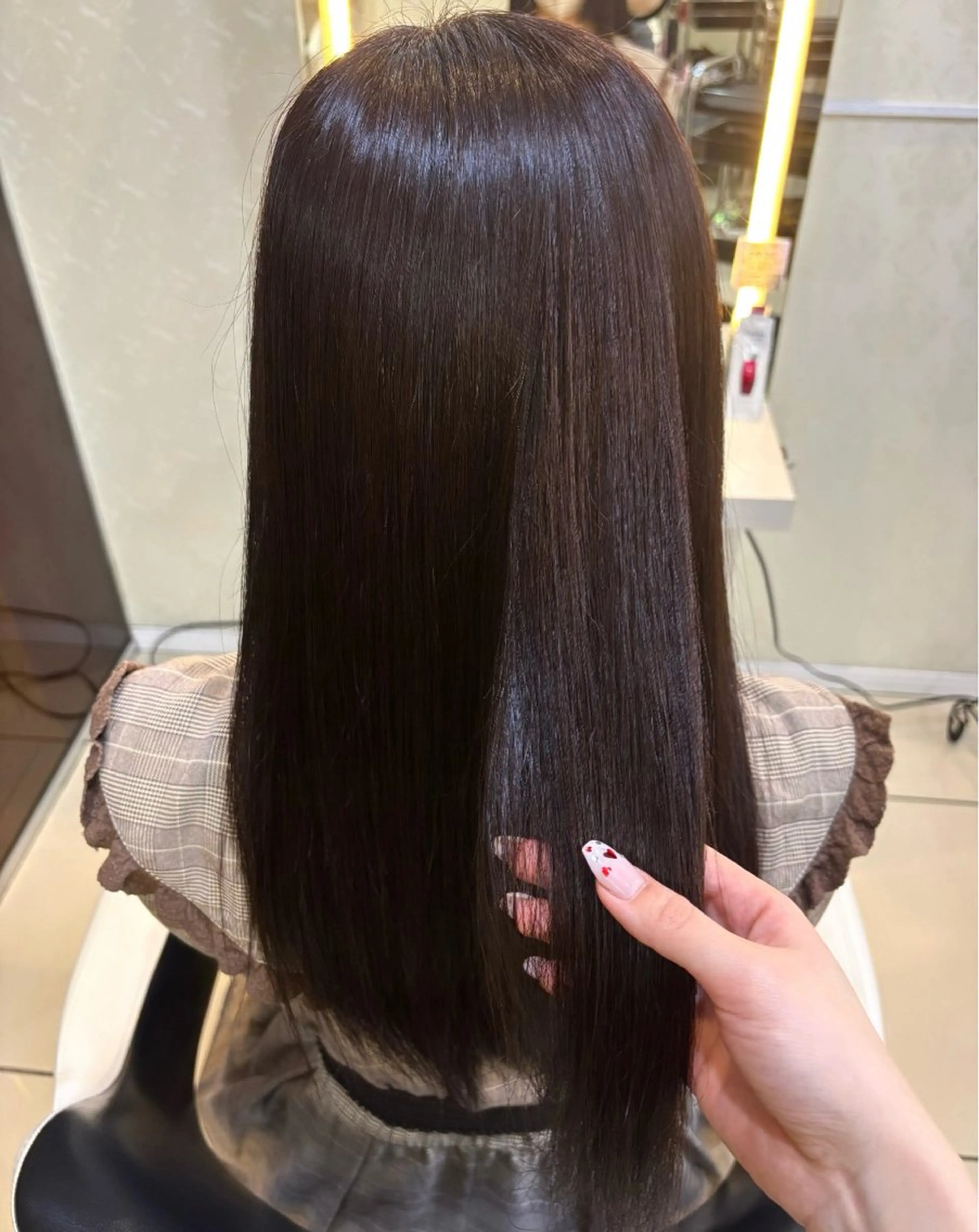 セミロング ヘアカラー トリートメント 🍒 Rinoa🍒のヘアスタイル