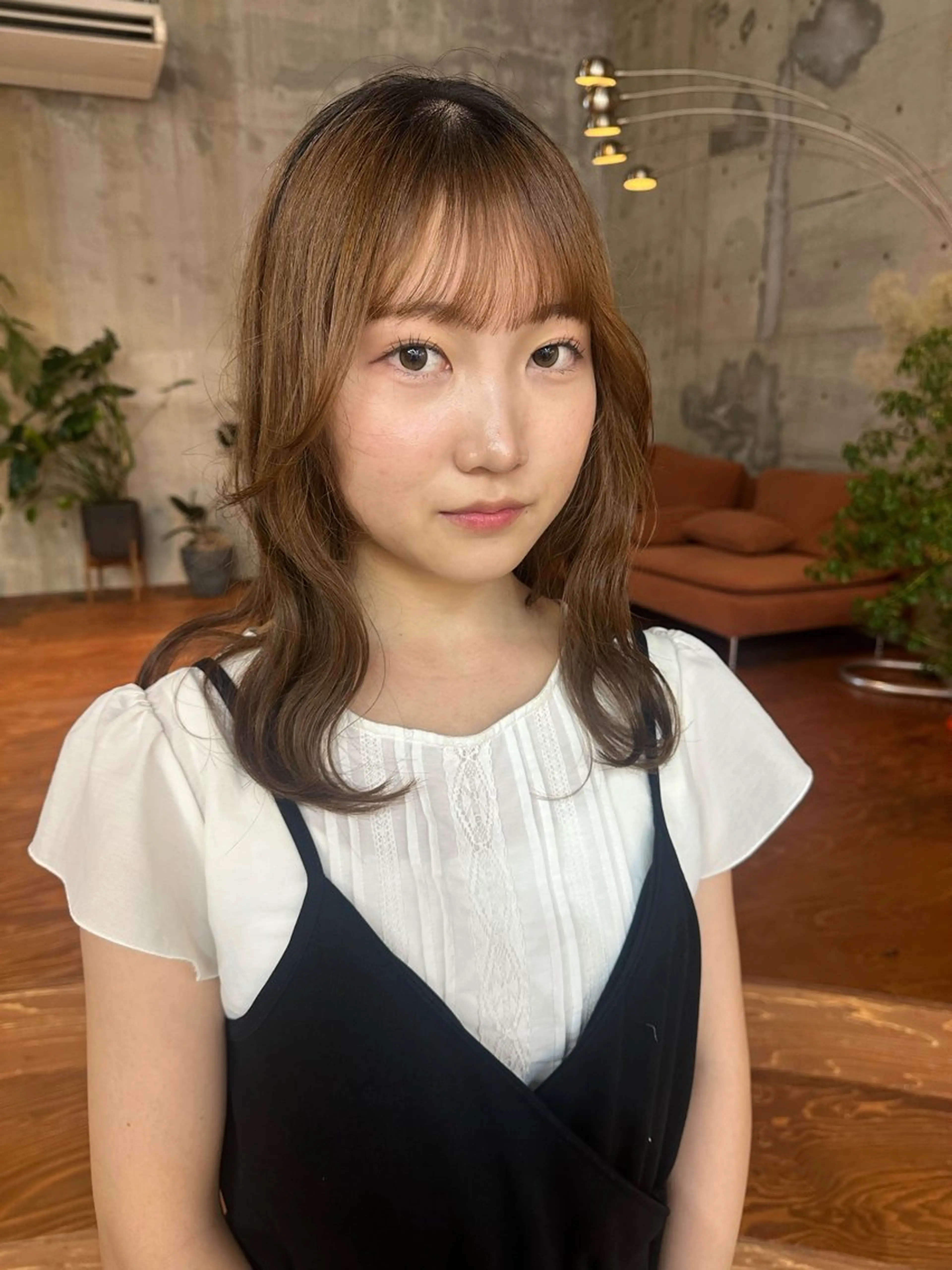 ミディアム カラー 【sica】 nanaのヘアスタイル