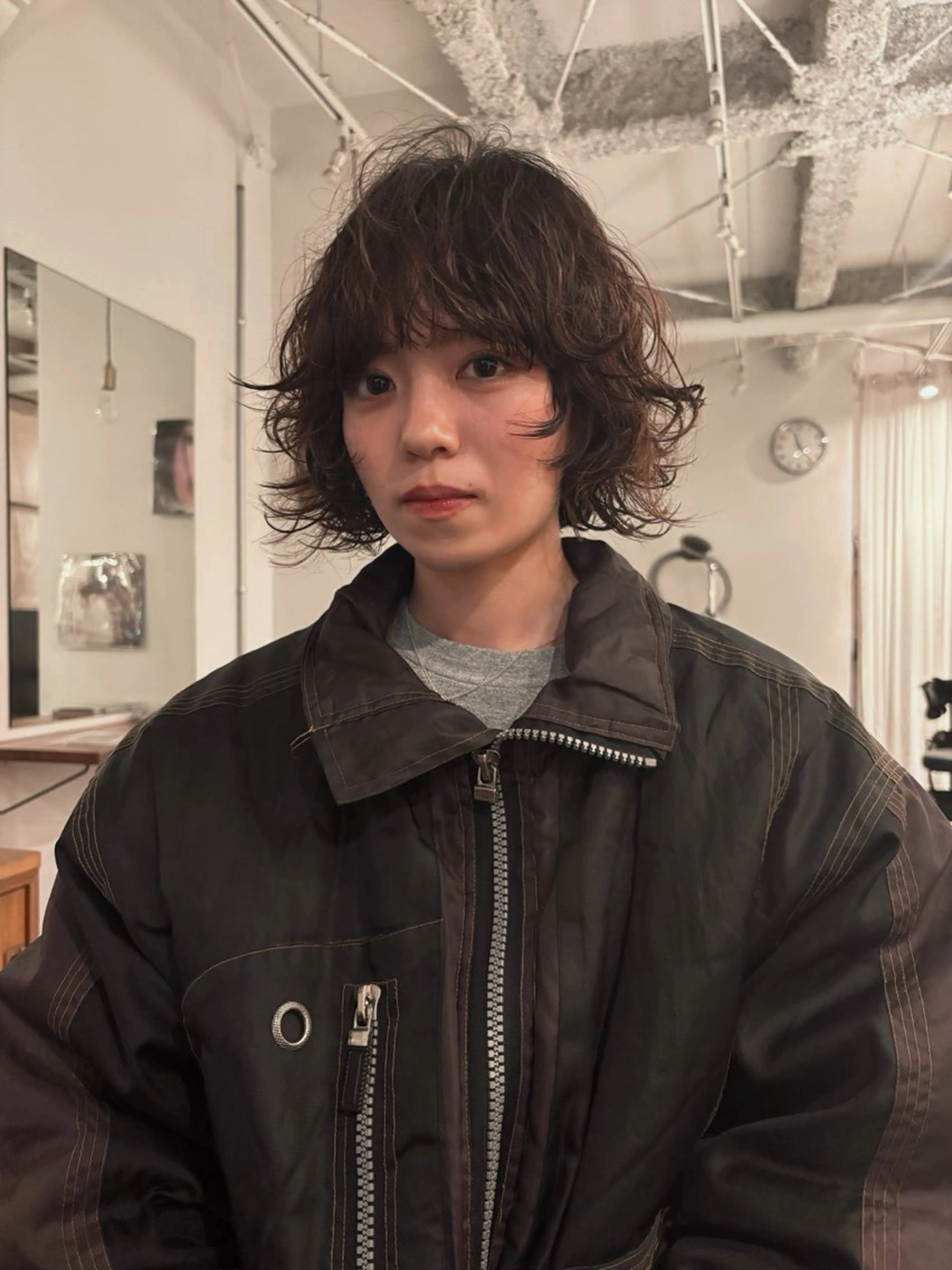 ミディアム パーマ ミディアムパーマ ボブ 梅田/中崎町/パーマ TAIYOのヘアスタイル