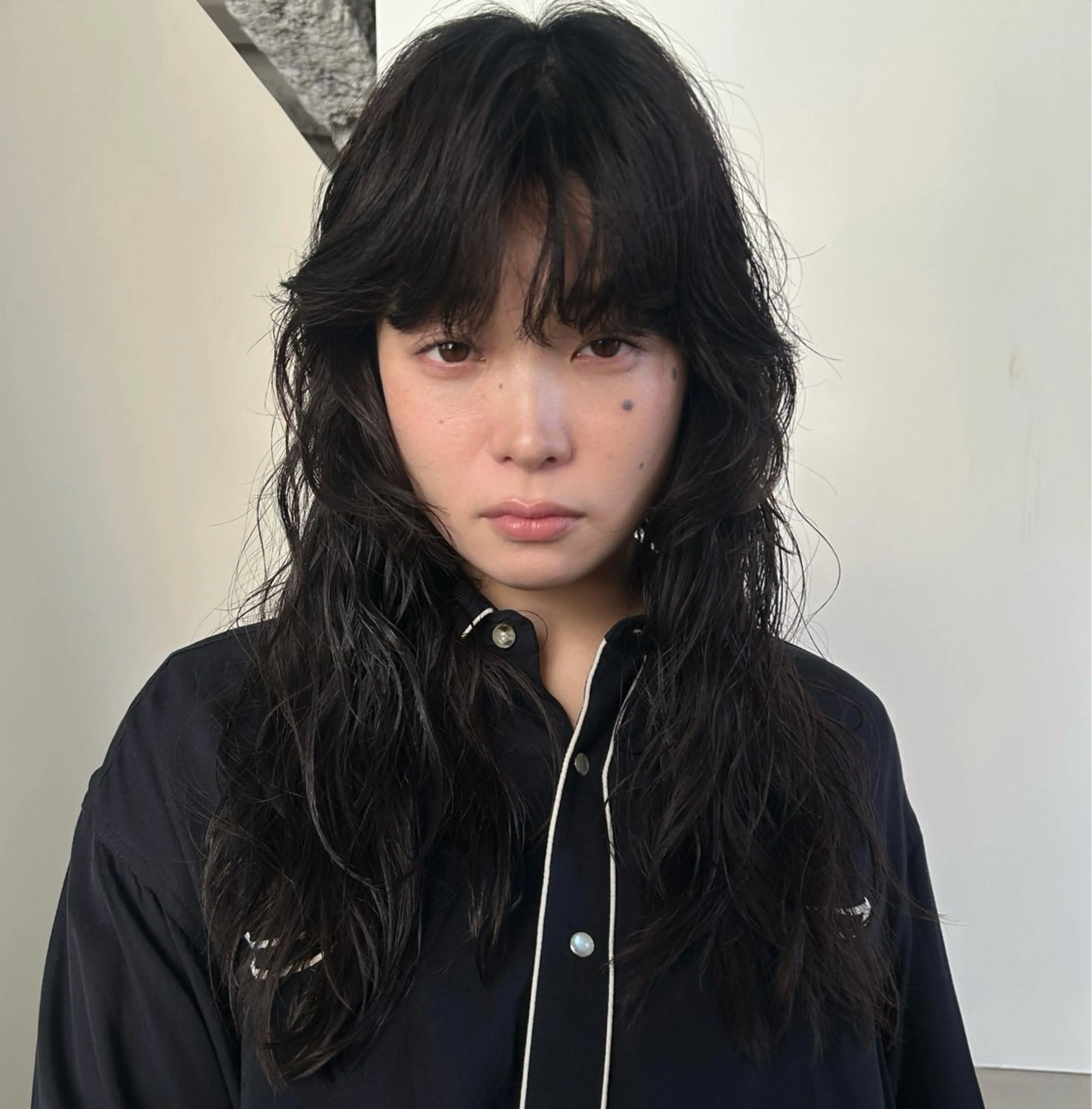 ロング パーマ ロング カット パーマ 🎀suzuna 透明感colorのヘアスタイル