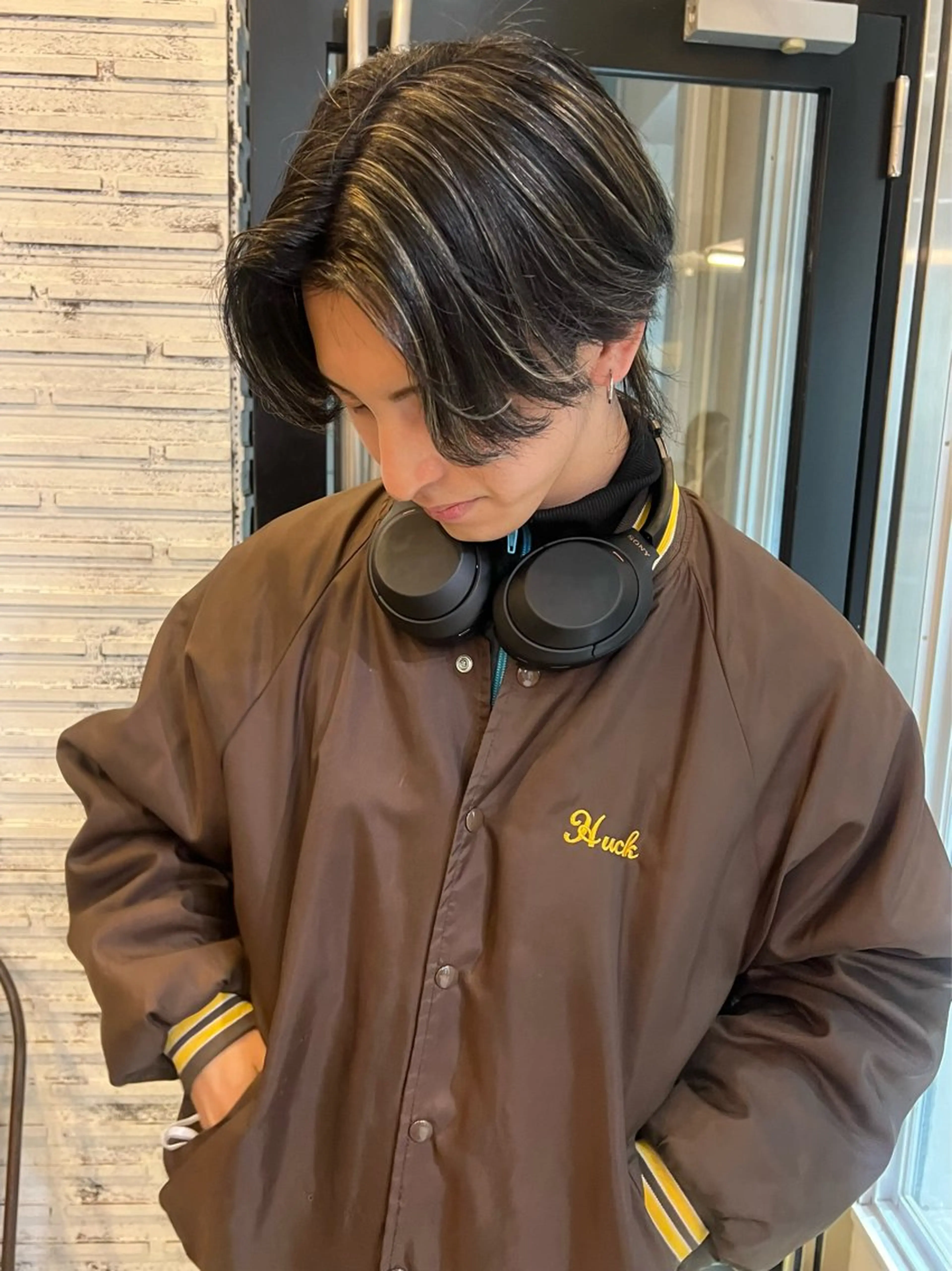 カラー メンズ メンズハイライト ハイライトカラー 名古屋美容室 Sopiリナのヘアスタイル