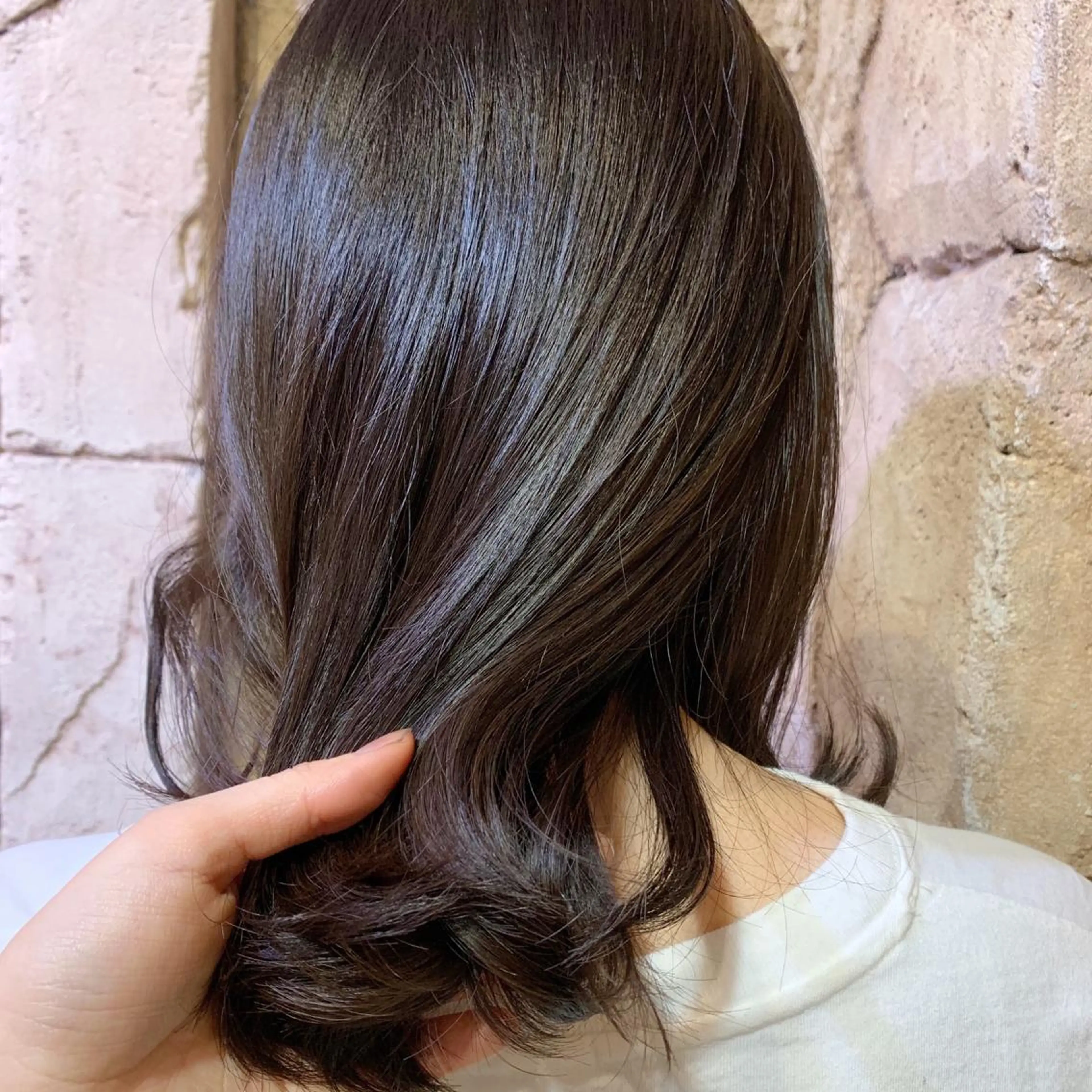 ミディアム カラー Door代官山所属・詩織/パーマ /代官山のヘアスタイル