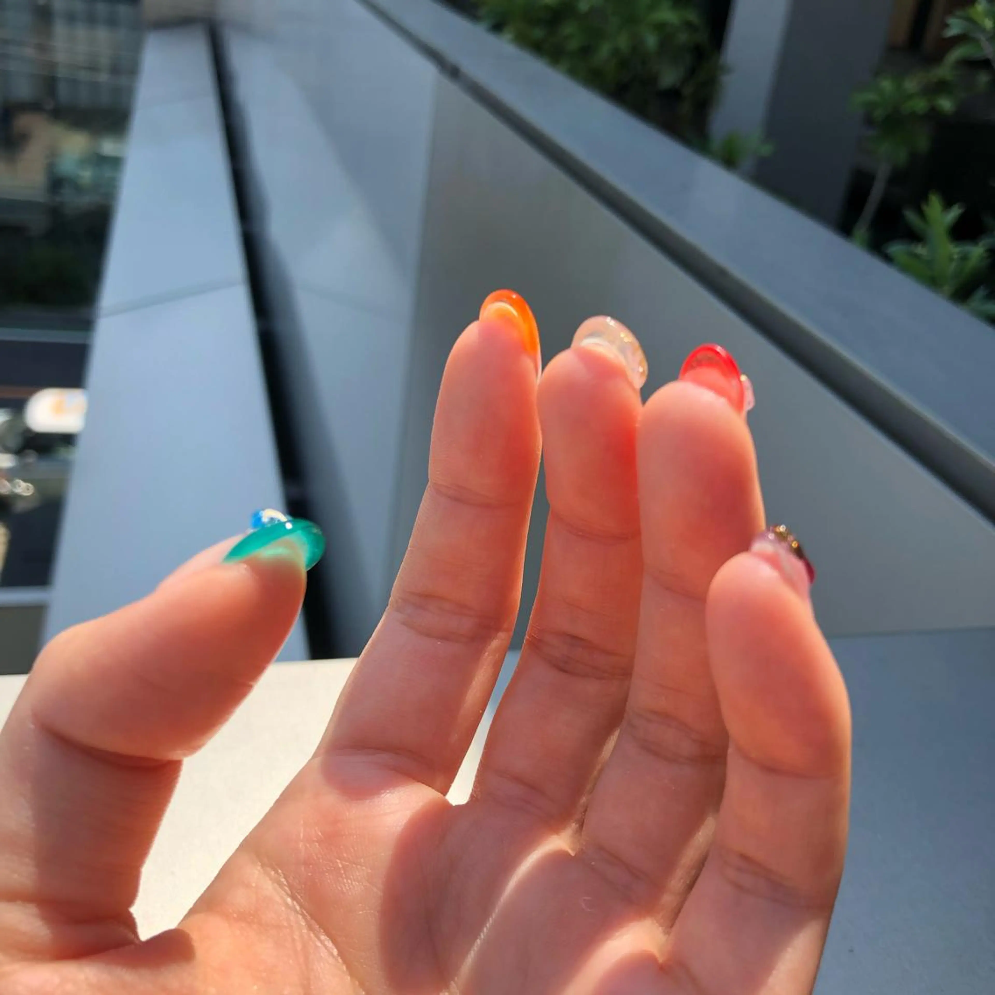 (new!)クリアフレンチ🫶【オフ込み】(クリアフレンチ長さだし＋ワンカラー 2色まで)パラジェル使用の写真