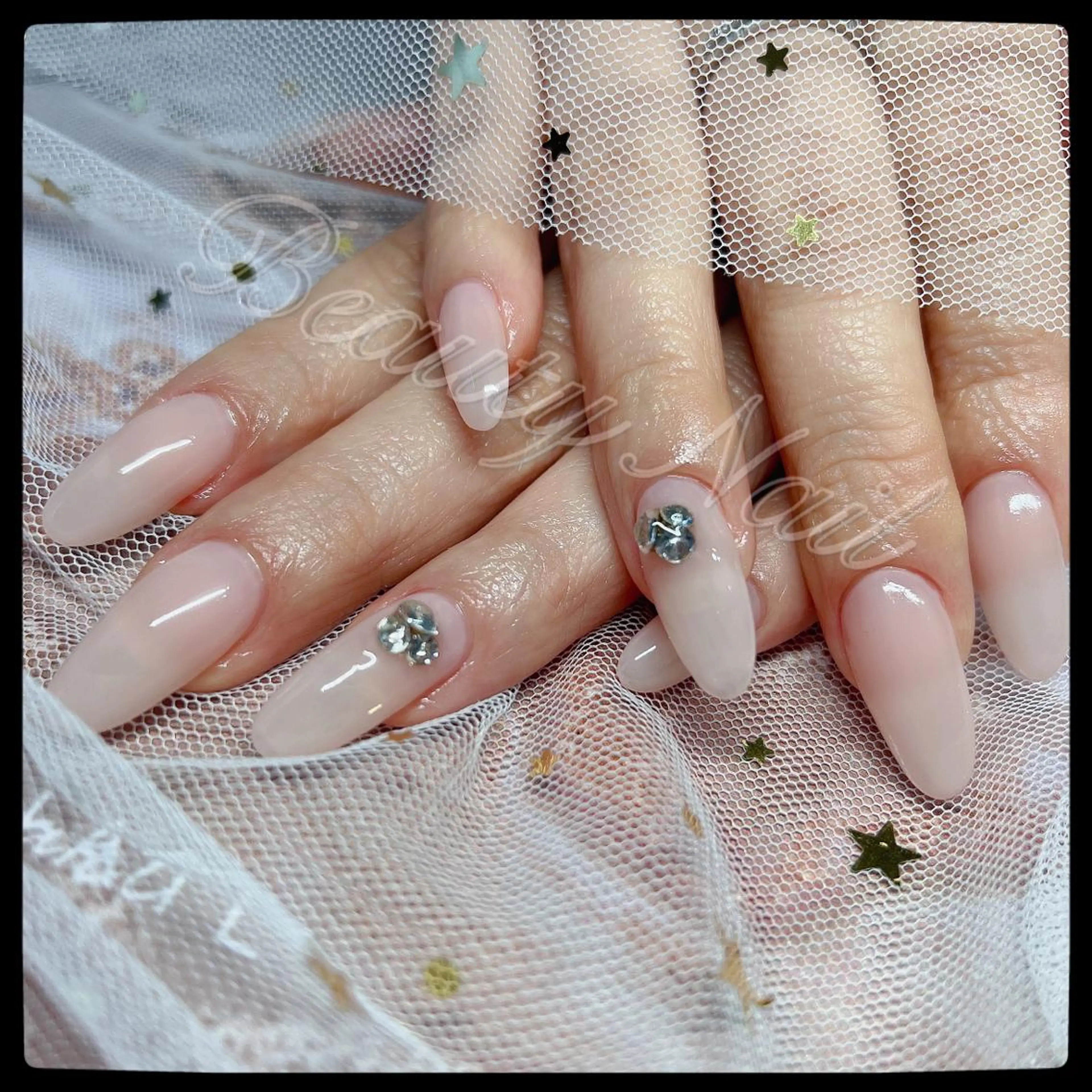 ネイル 長さ出し Moonstone Salon所属・Moonstone Salonのネイルデザイン