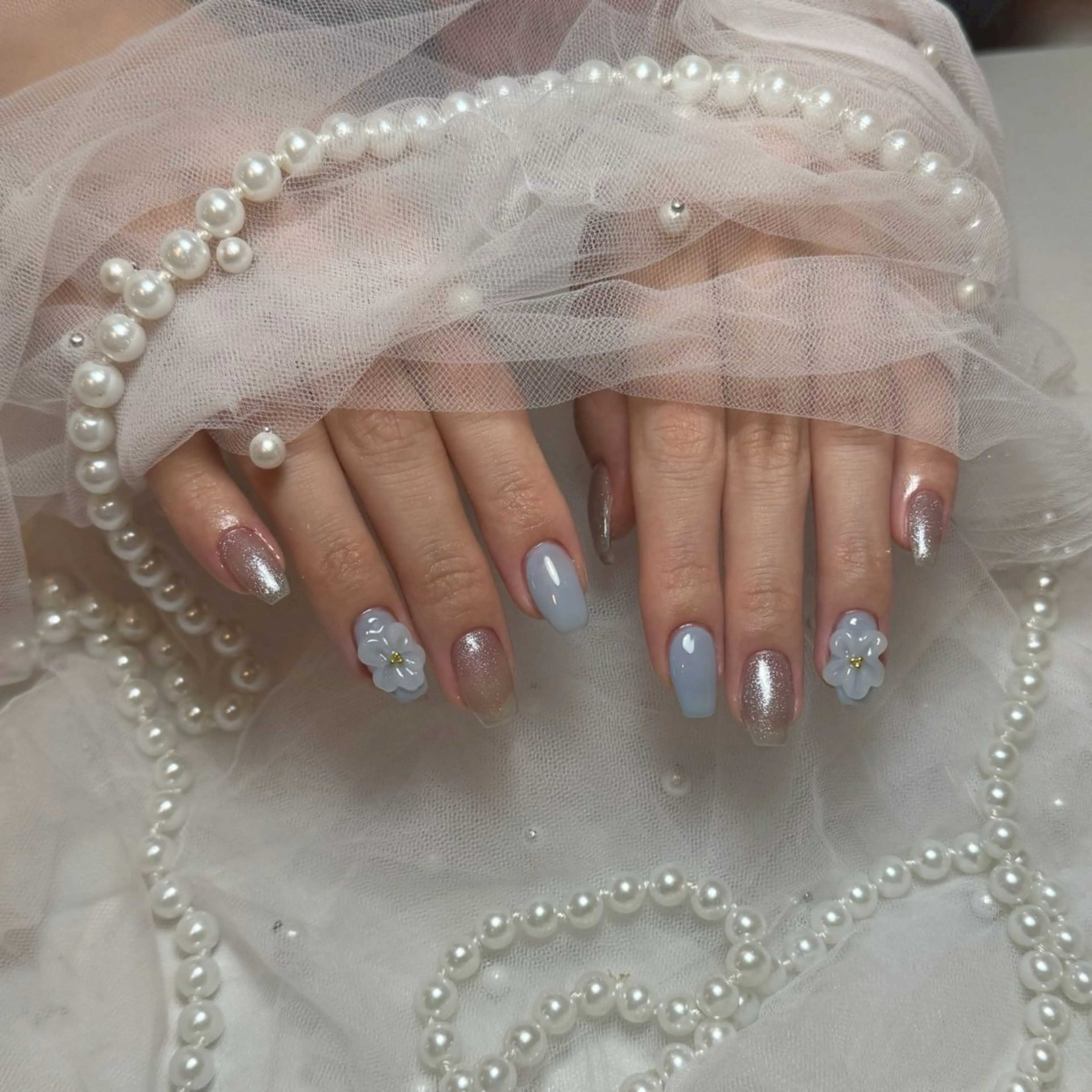 ネイル フラワーネイル ハンドネイル D.d ririaのネイルデザイン