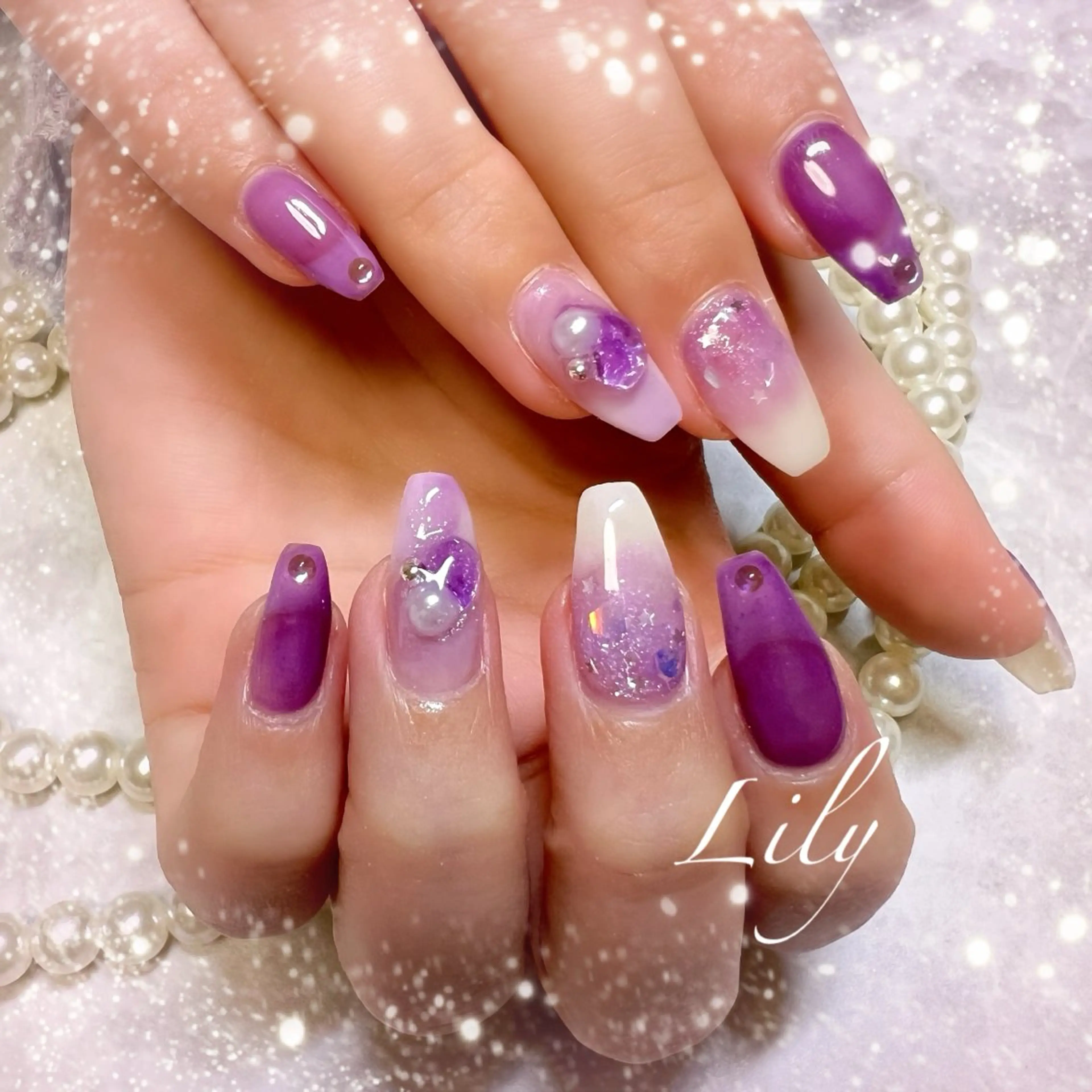 ネイル ハンドネイル Nailsalon Lilyのネイルデザイン