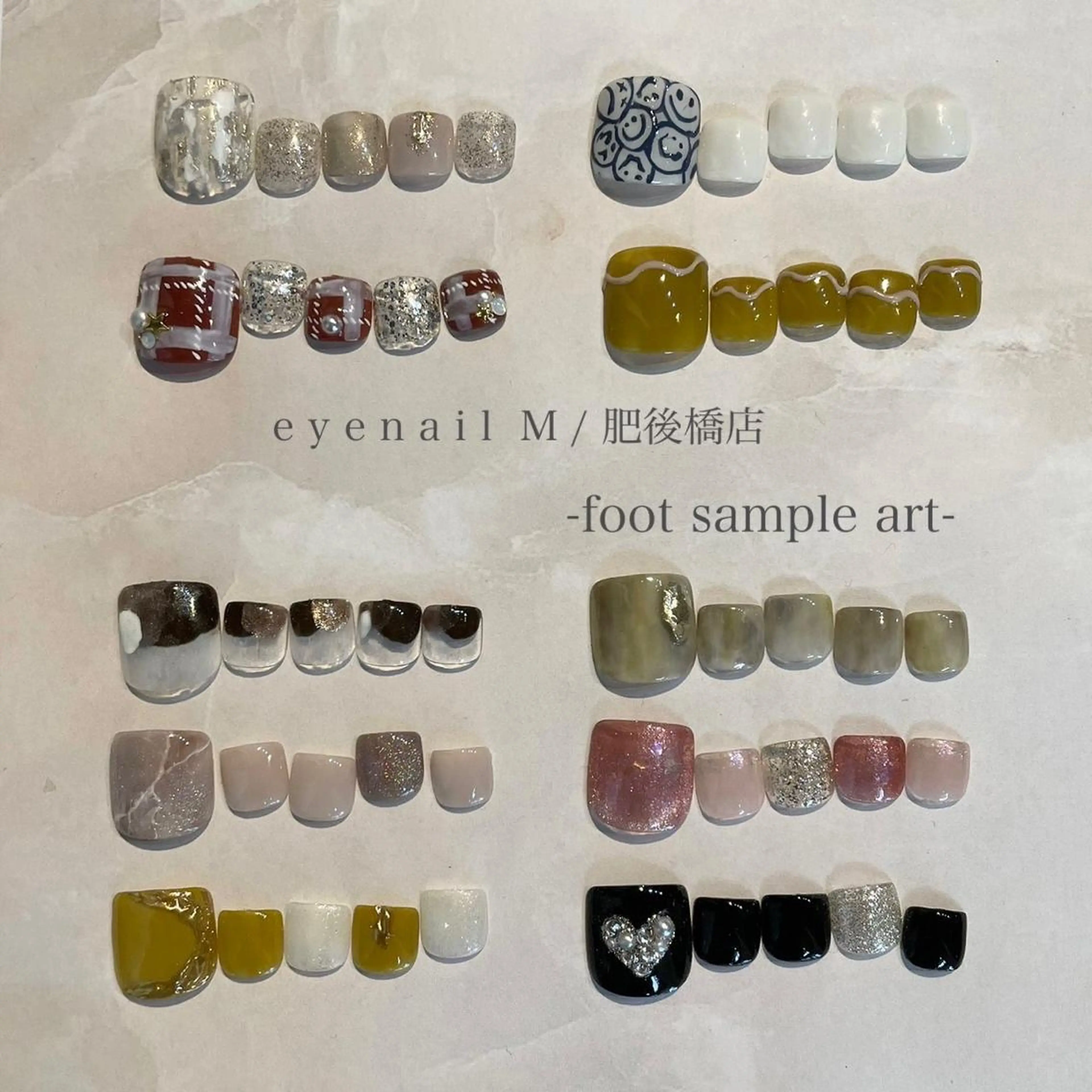 ネイル フットネイル miki 🌿のネイルデザイン