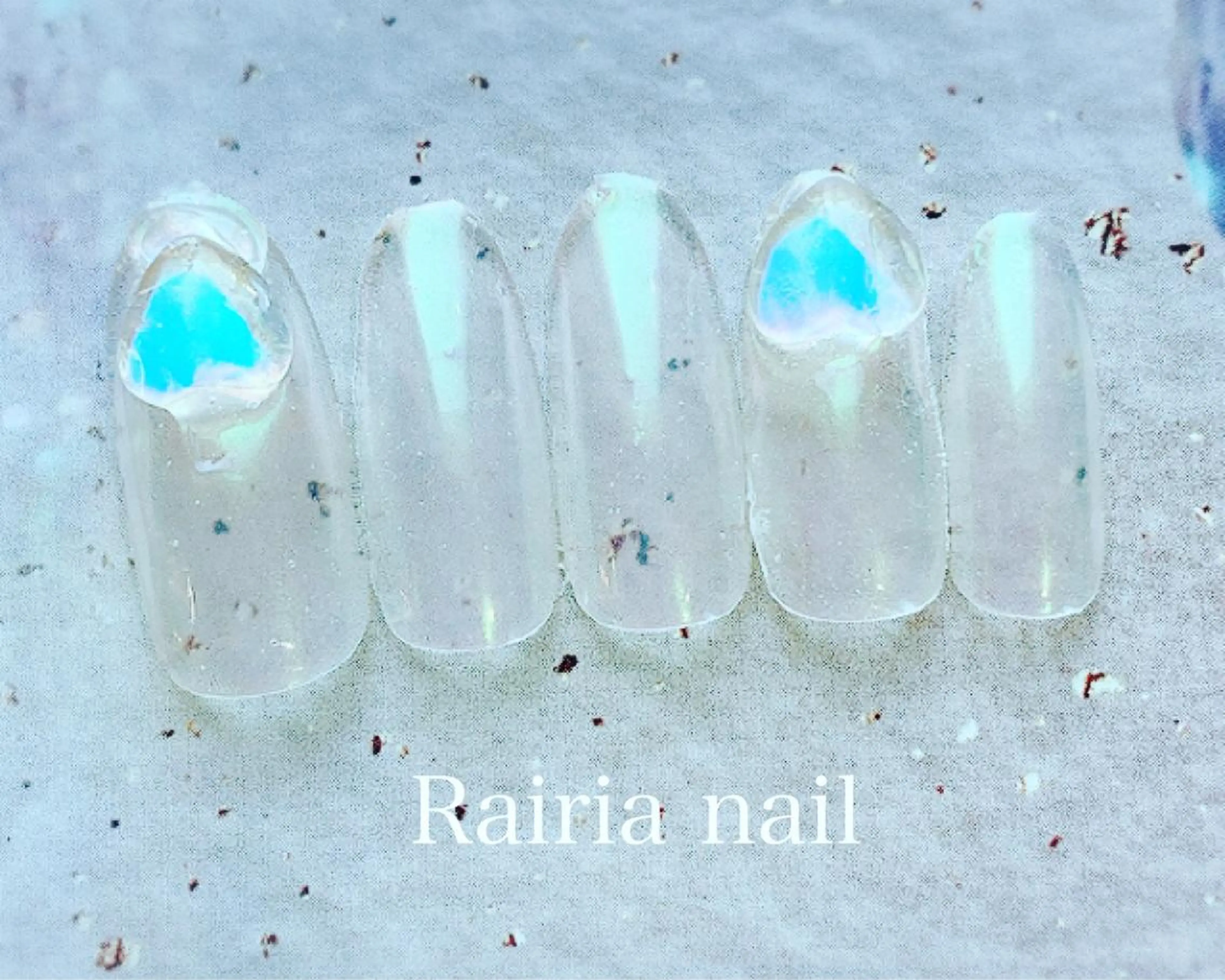 ネイル アートネイル ジェルネイル パラジェル 冬ネイル Rairia nail本八幡店のネイルデザイン