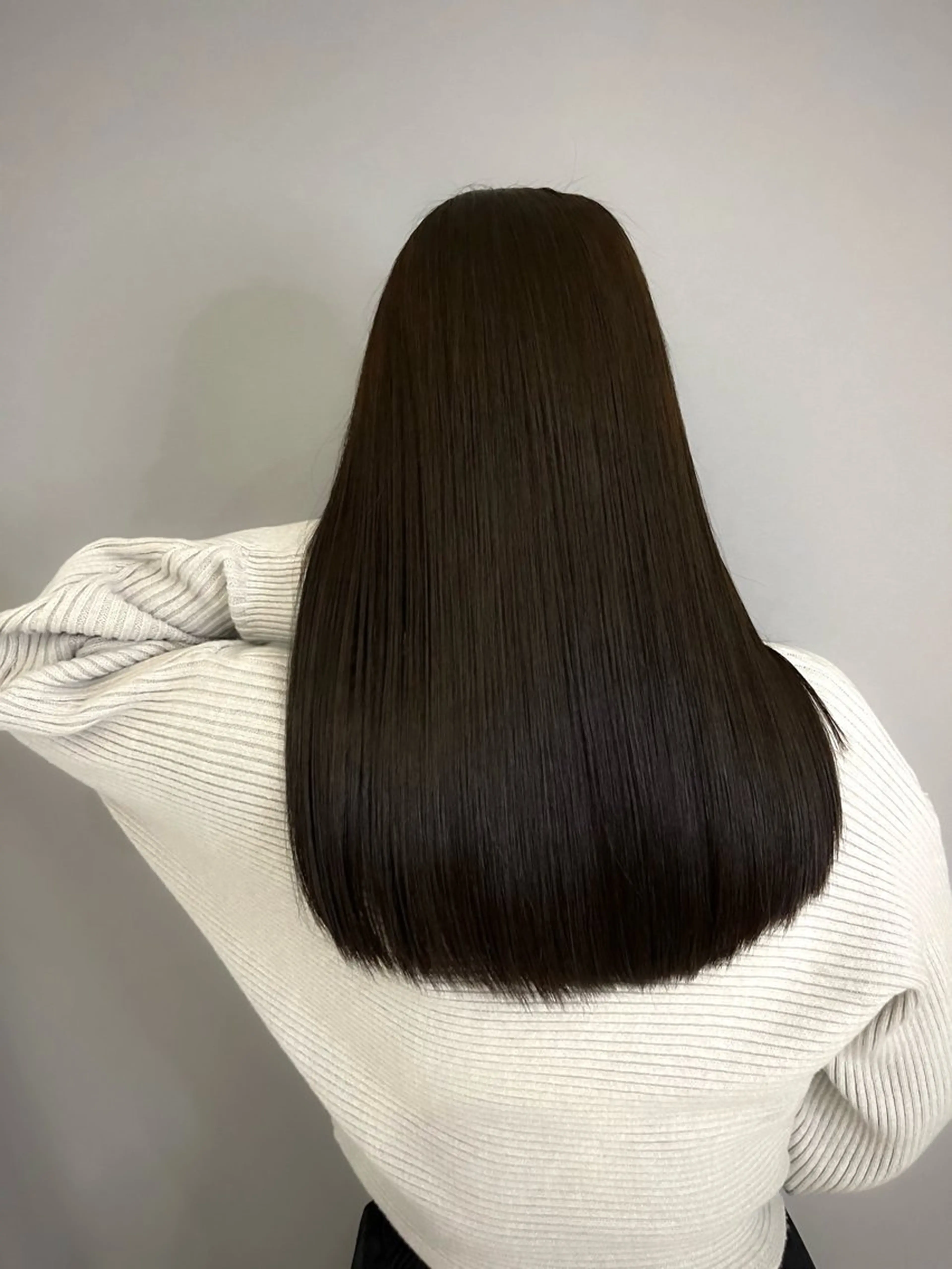 ミディアム カラー カット ヘアカラー トリートメント Grow by NYNY 坂本 理輝のヘアスタイル