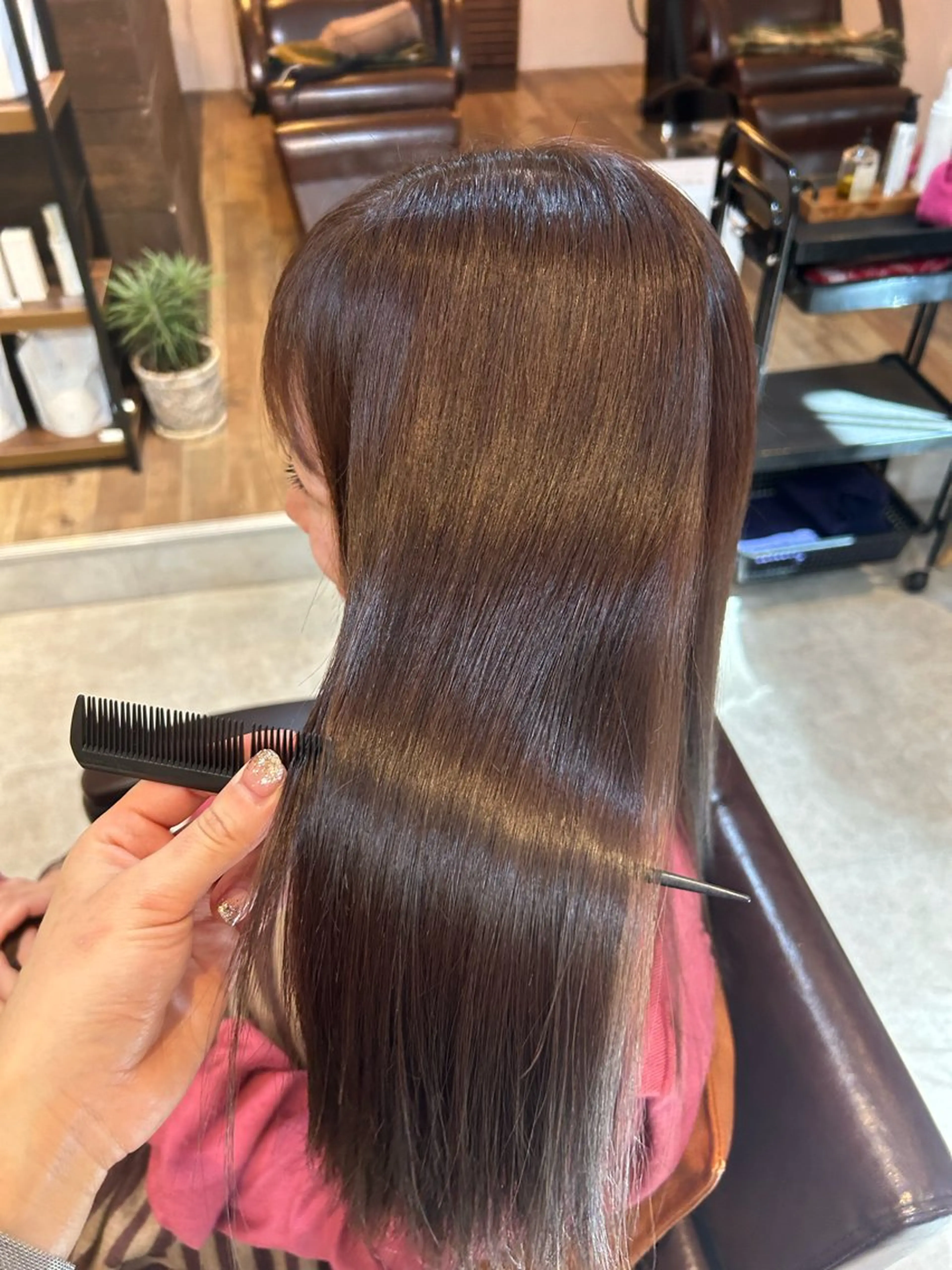 セミロング カラー パーマ CURIO/南船場 /RIN💈🍎のヘアスタイル