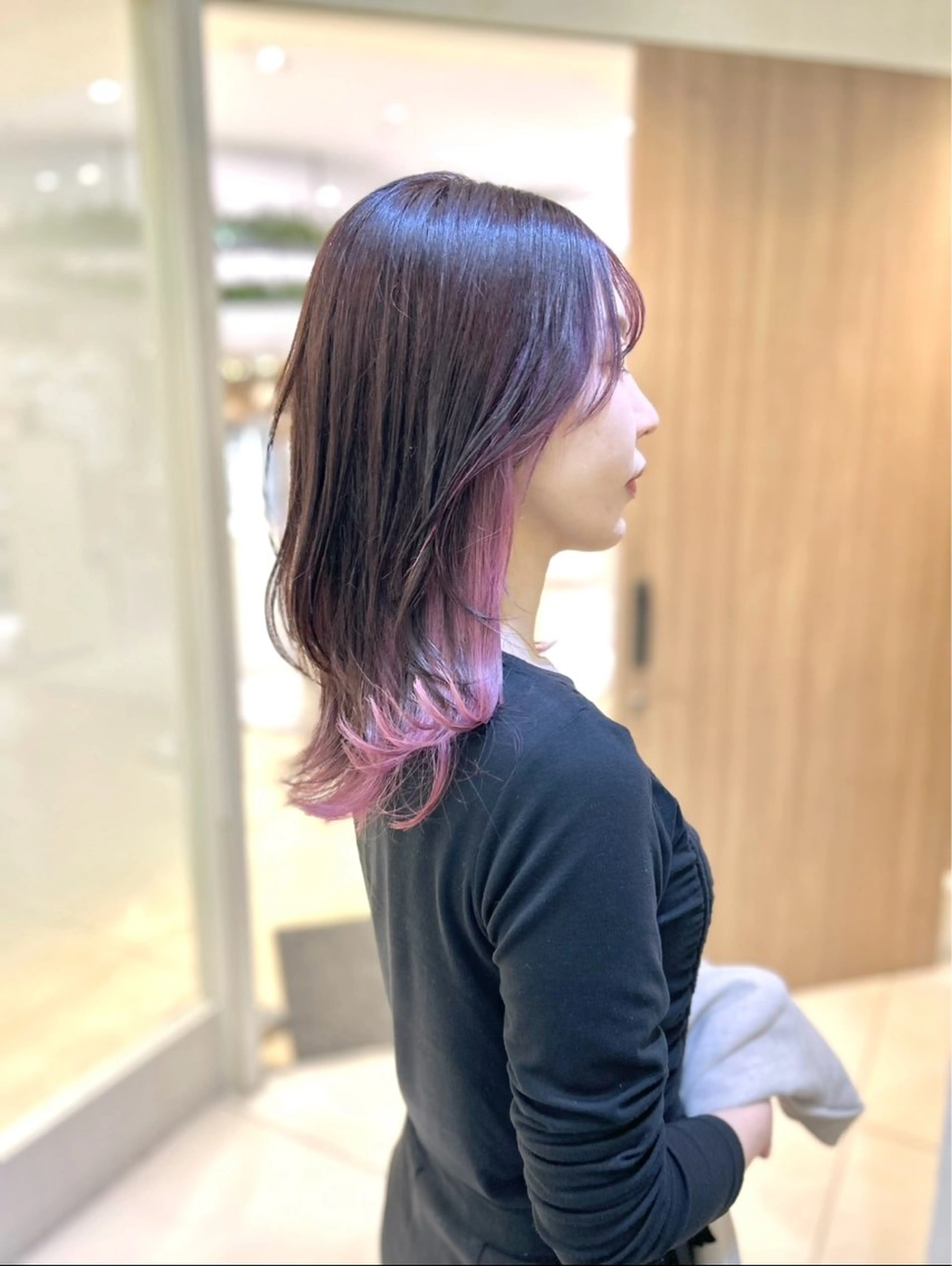 セミロング カラー カット ヘアカラー トリートメント 似合わせカラー/艶 髪質改善/ヨシザキのヘアスタイル