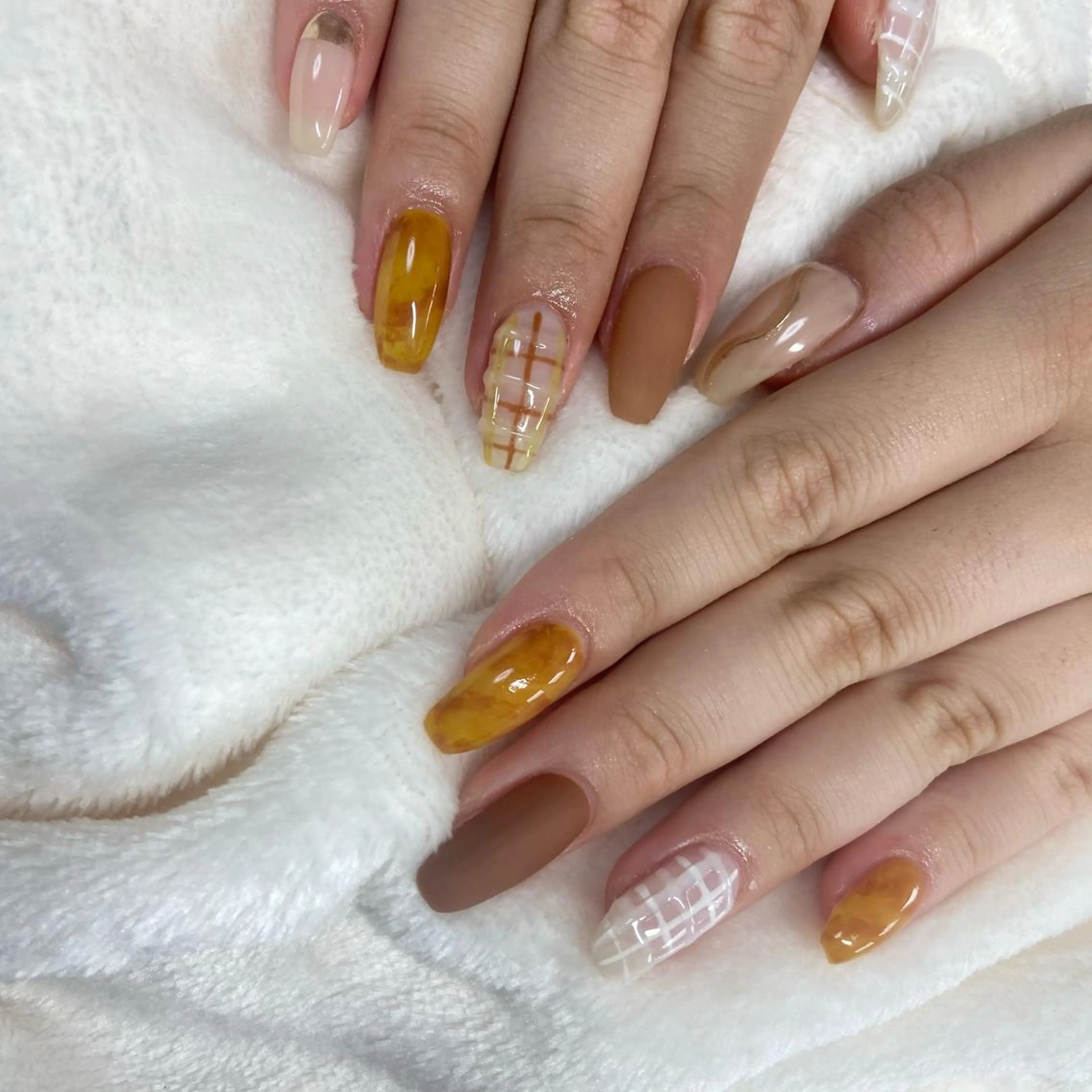 カラー ネイル nail salon LNのネイルデザイン