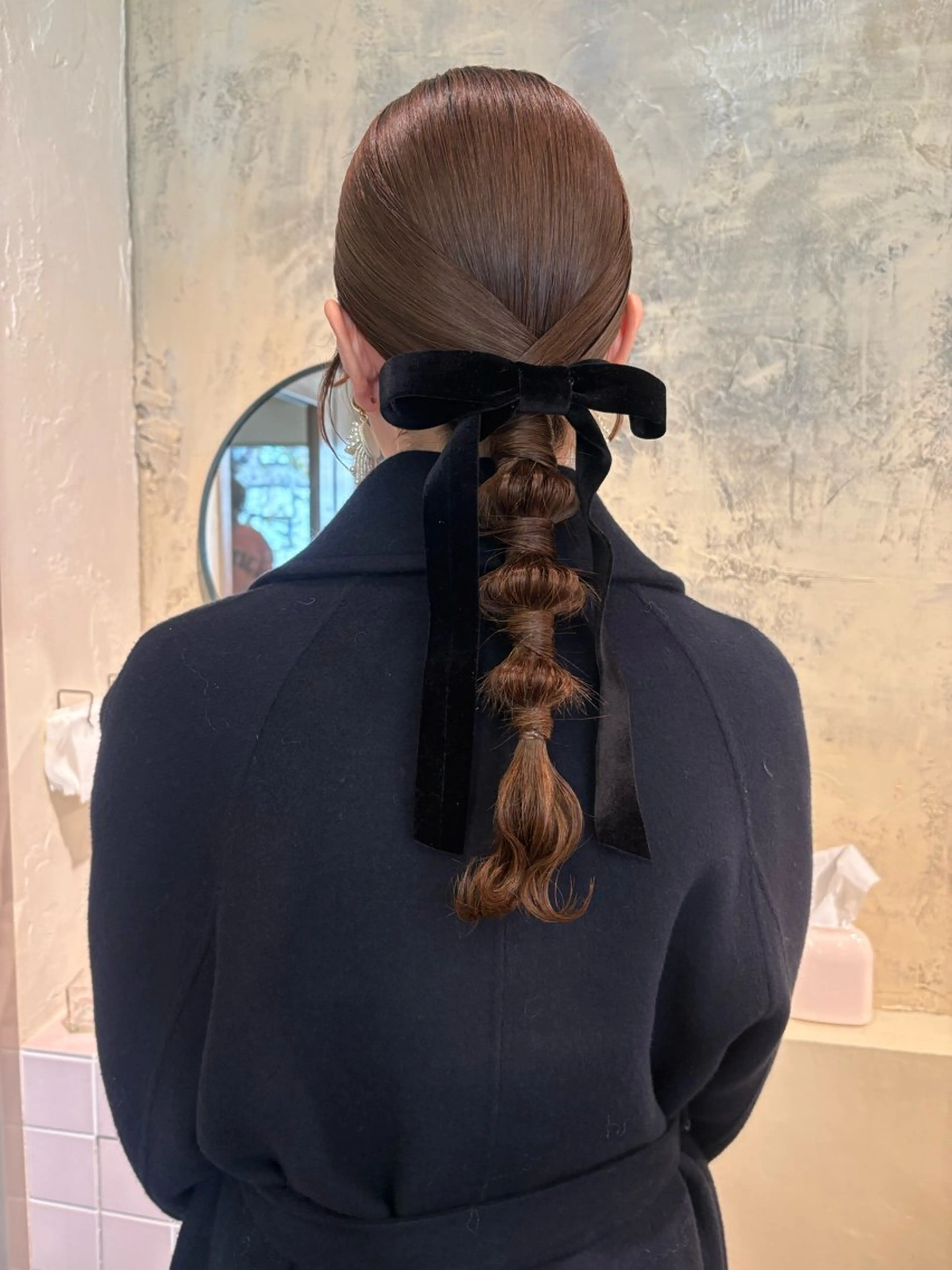 ロング ヘアアレンジ ヘアセット karin🌛ボブ/ 透明感たっぷりカラーのヘアスタイル