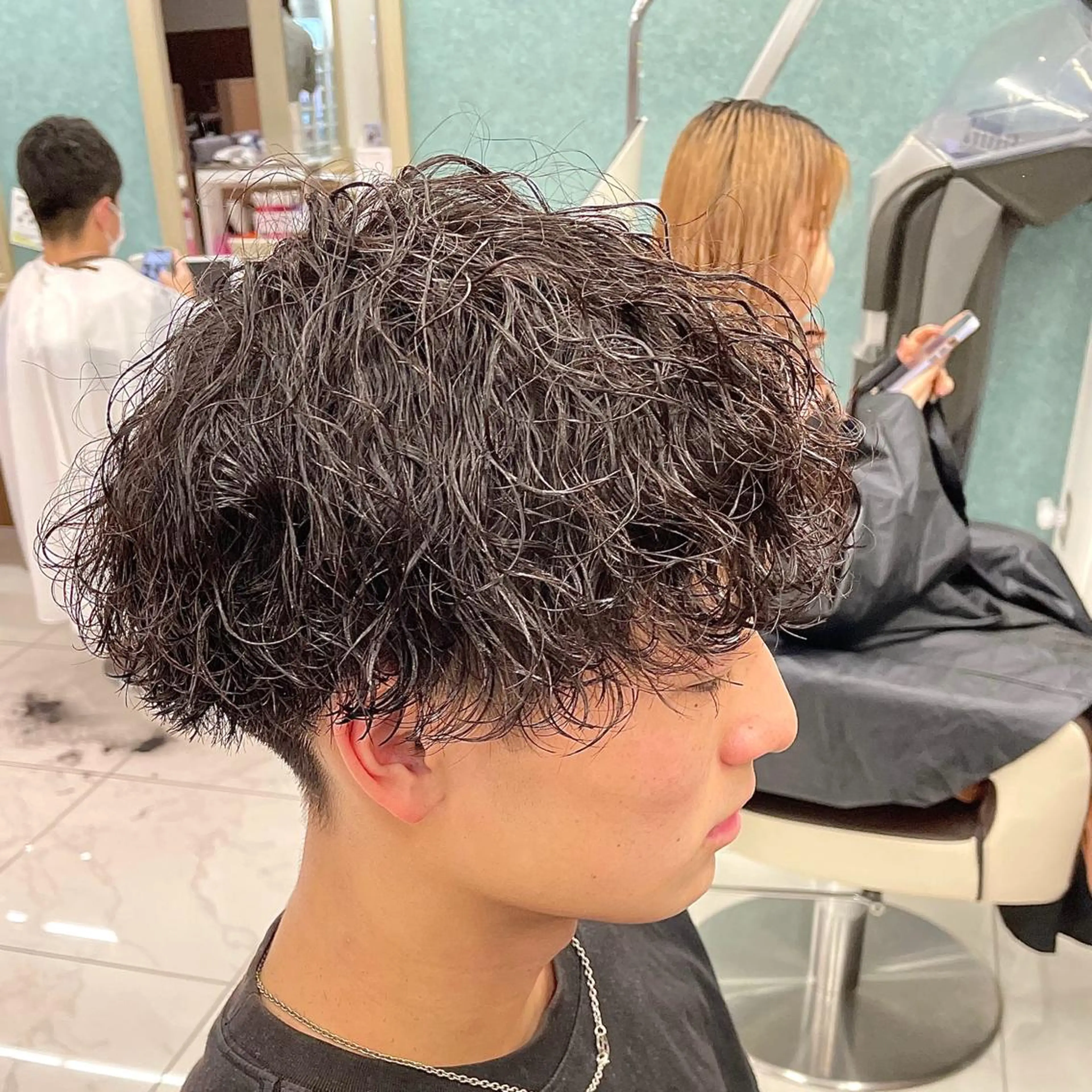 パーマ メンズ カット パーマ トリートメント 【メンズ特化】 池田大成✂︎のヘアスタイル