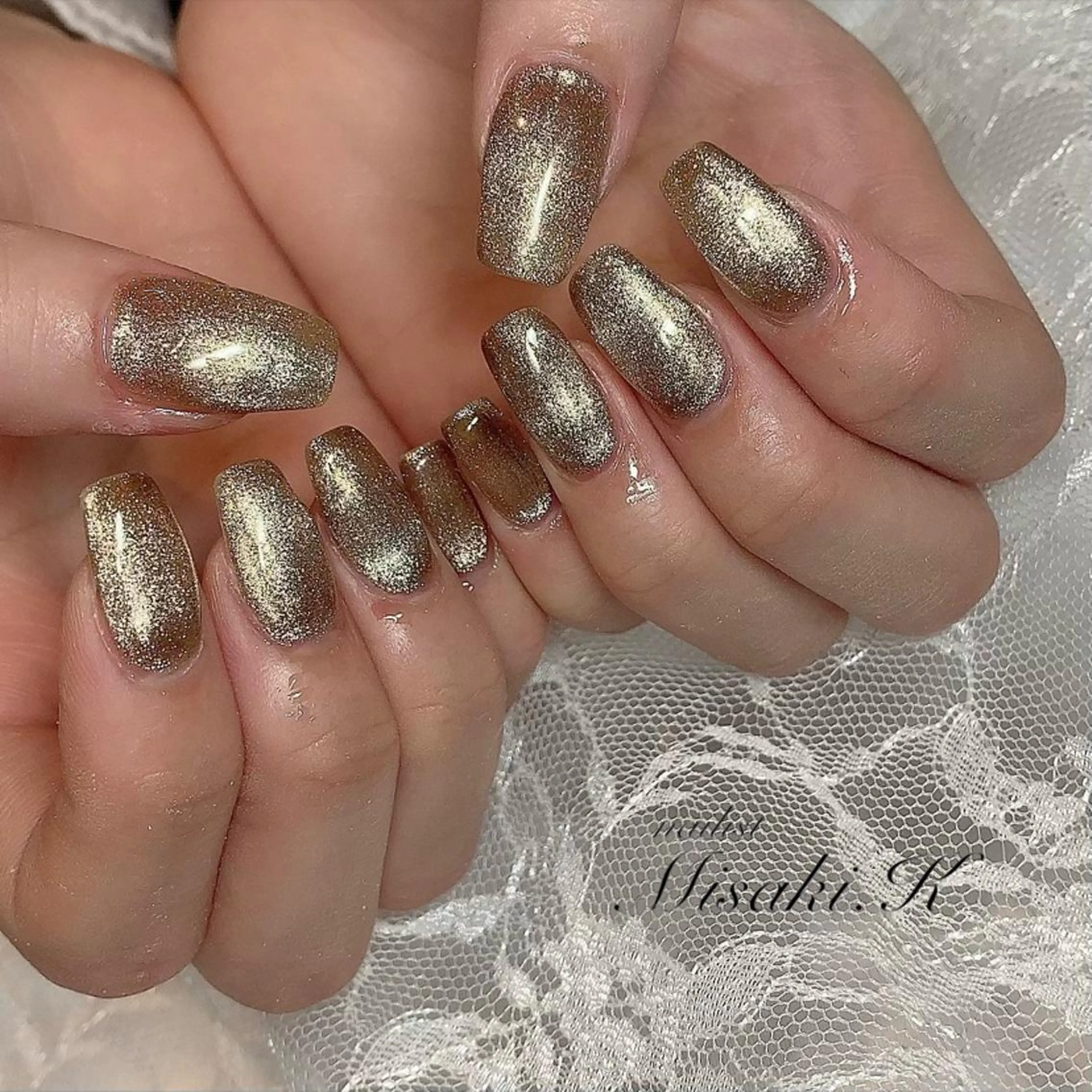 ネイル ジェルネイル マグネットネイル K. Misakiのネイルデザイン