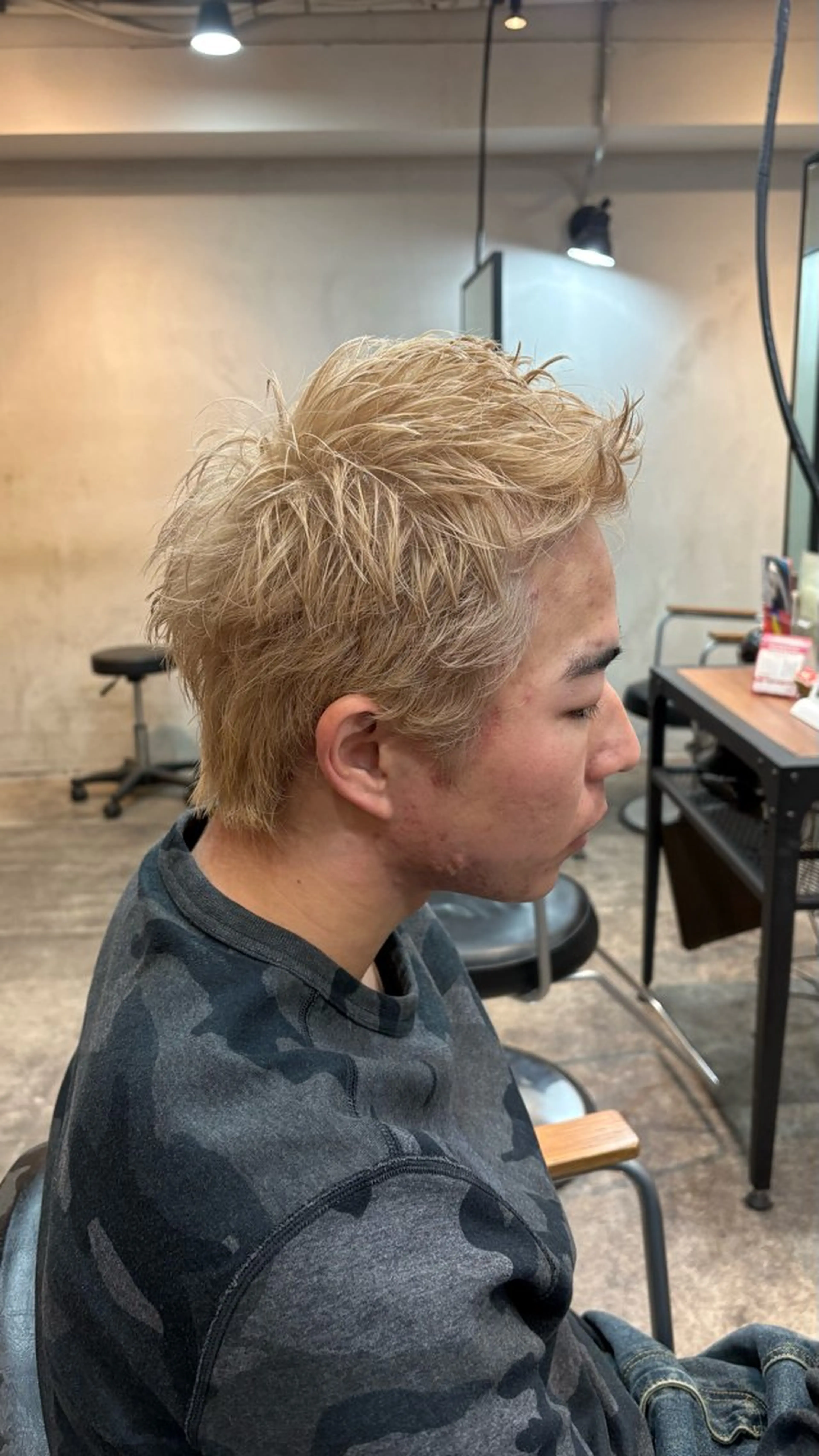 メンズ カット ヘアカラー men's salon gaudi梅田茶屋町店所属・青木星翔 /メンズパーマのヘアスタイル