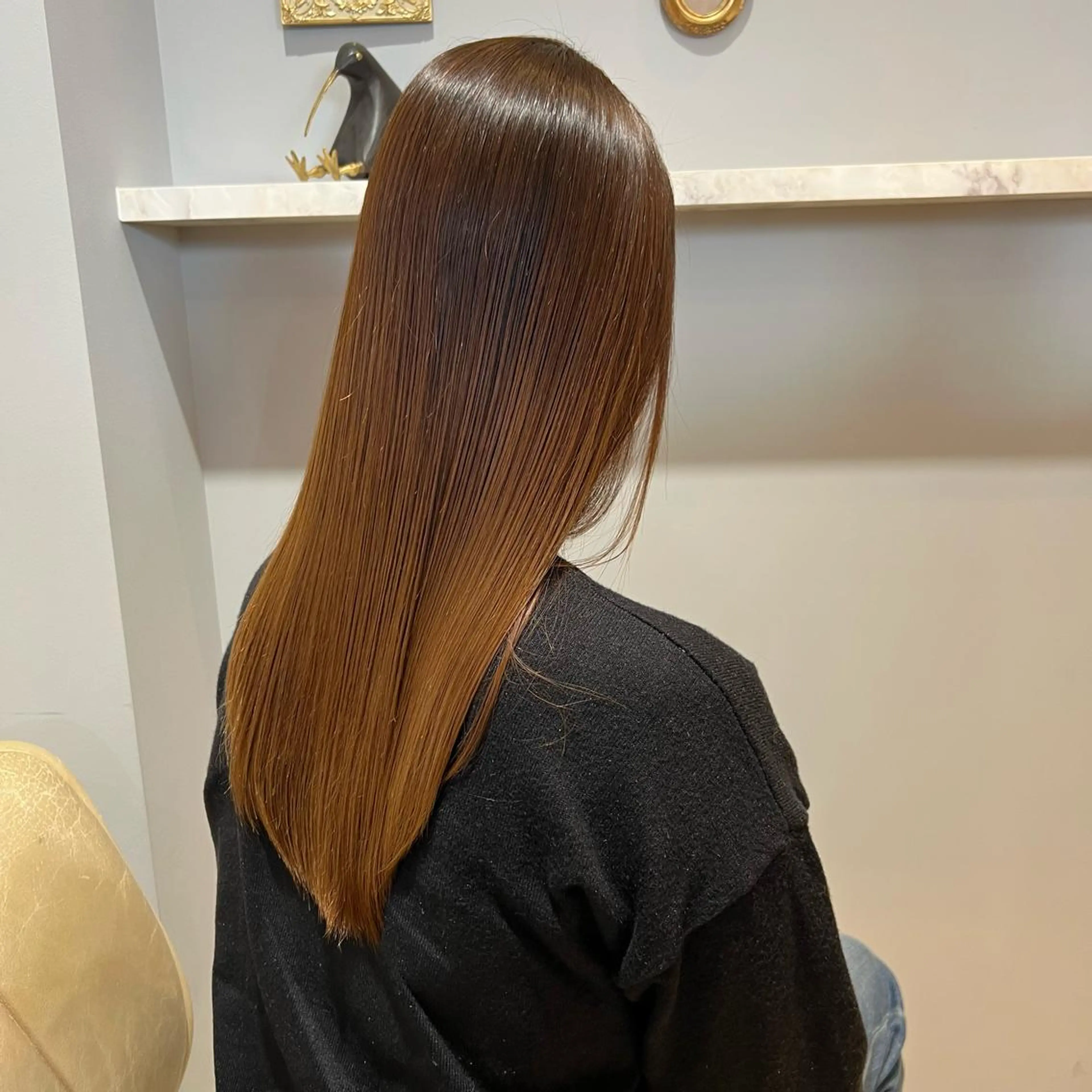 ロング 縮毛矯正 トリートメント Nyne所属・🍀失敗しない 縮毛矯正熊谷竜馬🍀のヘアスタイル