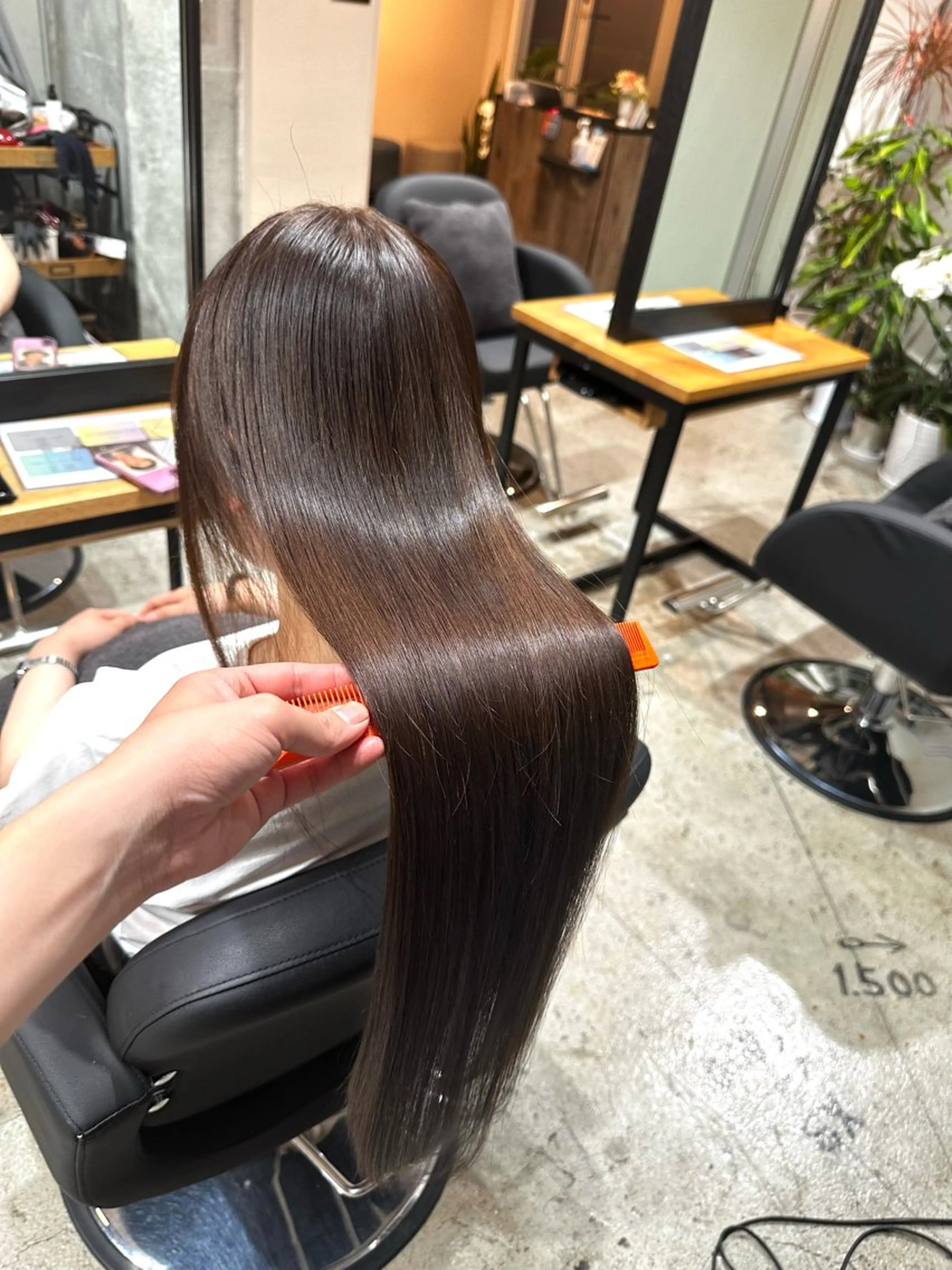 ロング カラー トリートメント ✨髪質改善/ブリーチ /ショート高山のヘアスタイル