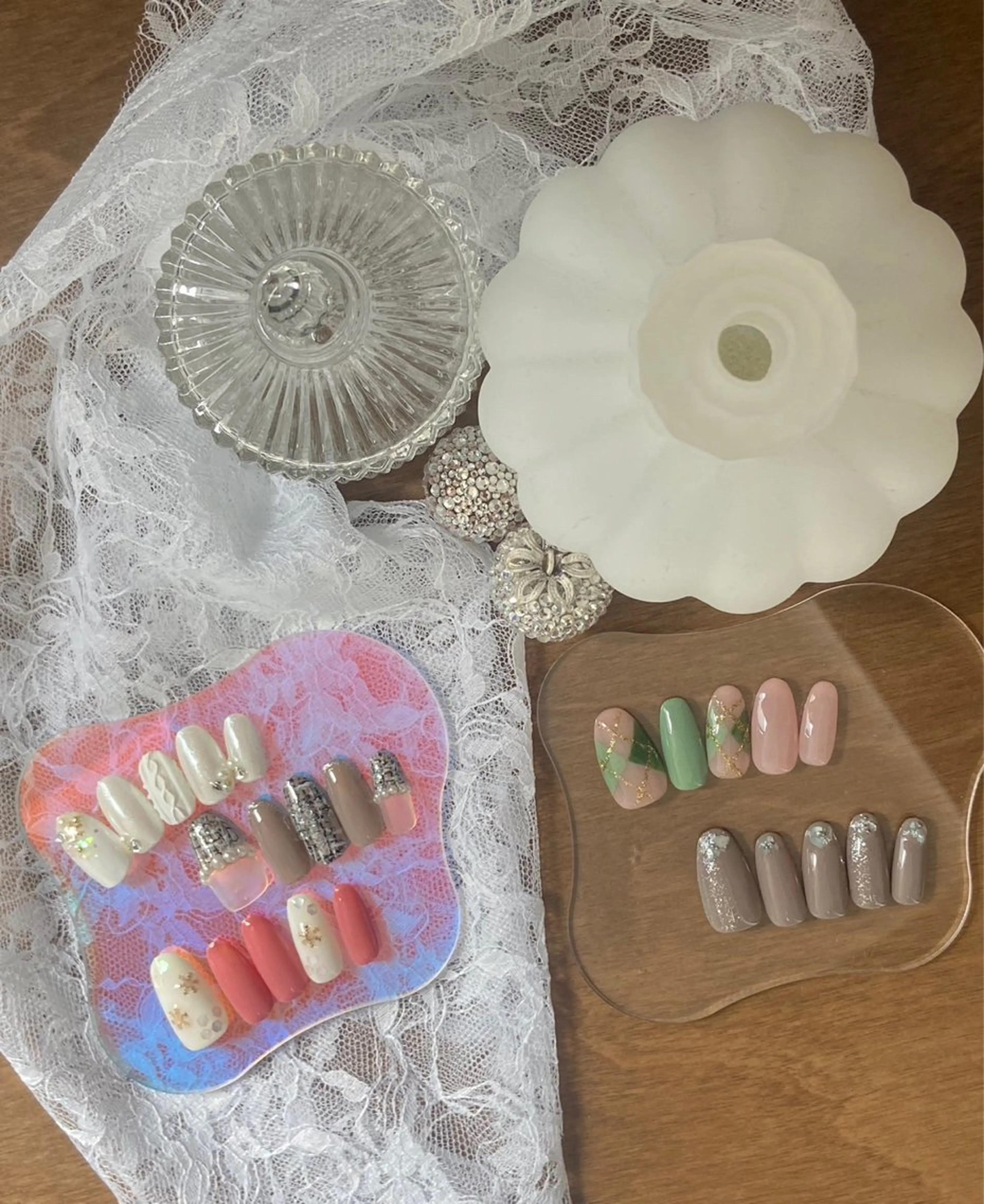 ミディアム ネイリストアカデミー 田中のネイルデザイン