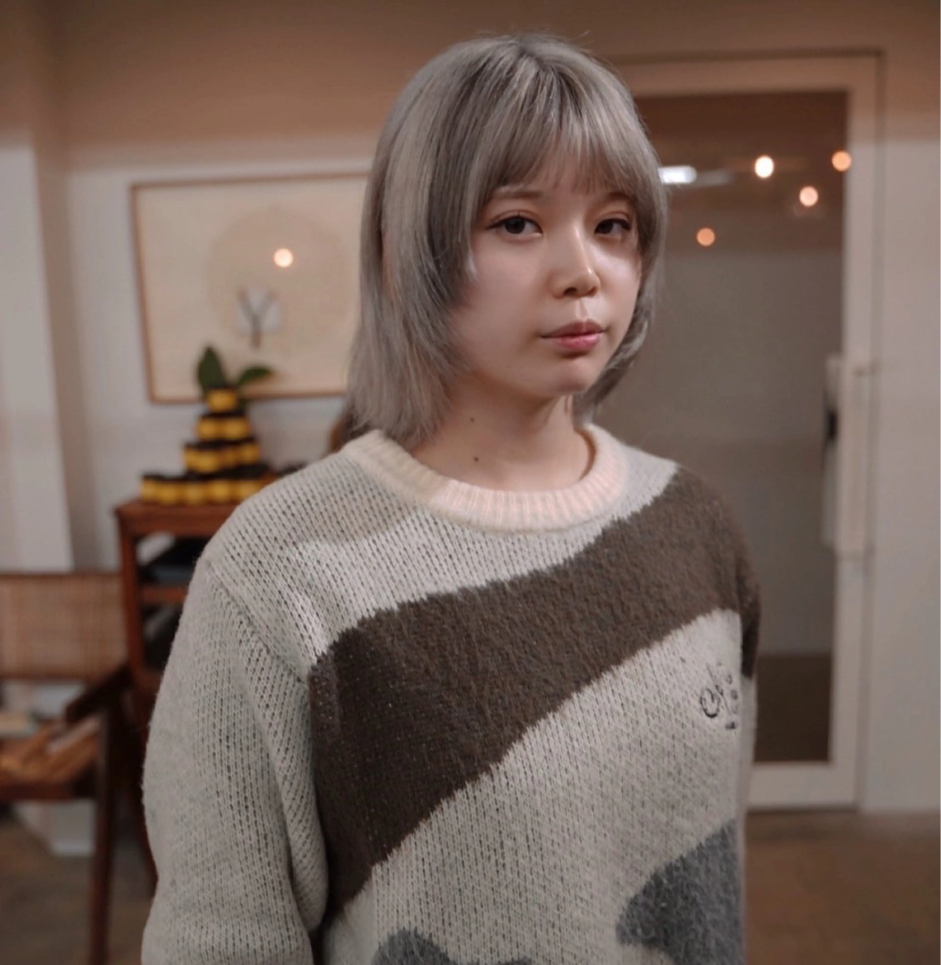 ミディアム ヘアカラー kawahara cocoroのヘアスタイル