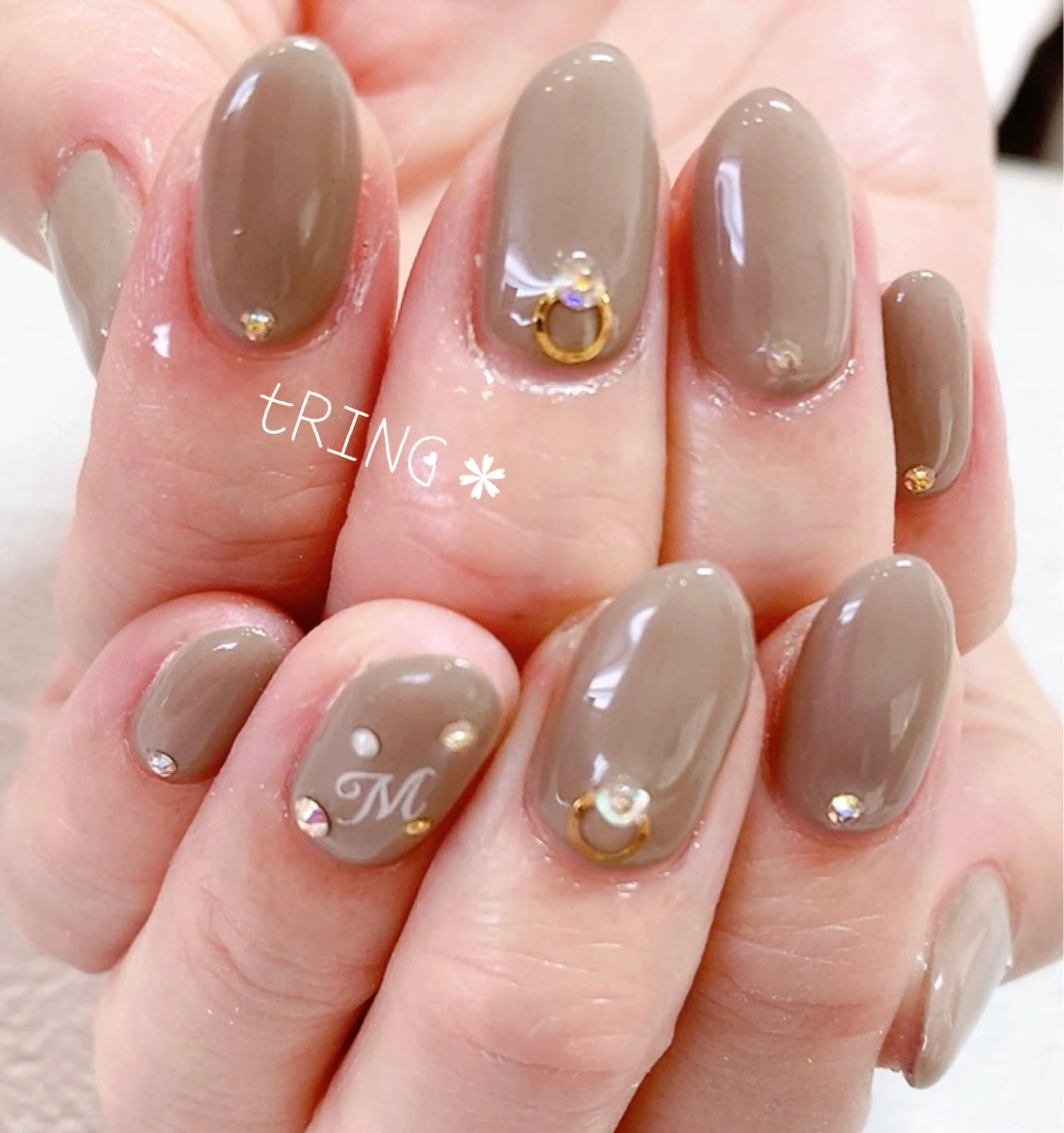ネイル ハンドネイル tRING＊ しいの木台のネイルデザイン