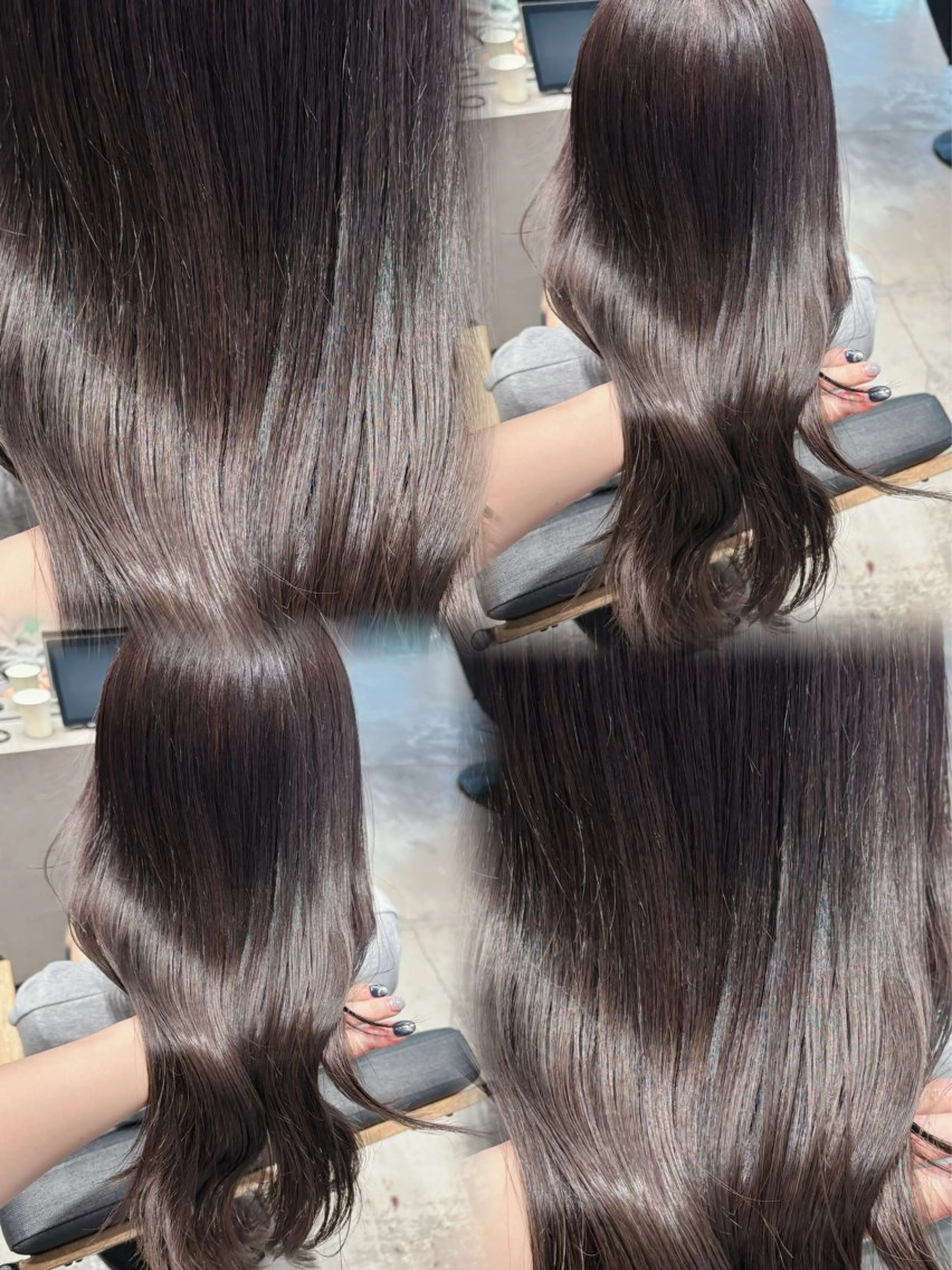 セミロング カット ヘアカラー yui/色気カラー /暖色カラーのヘアスタイル