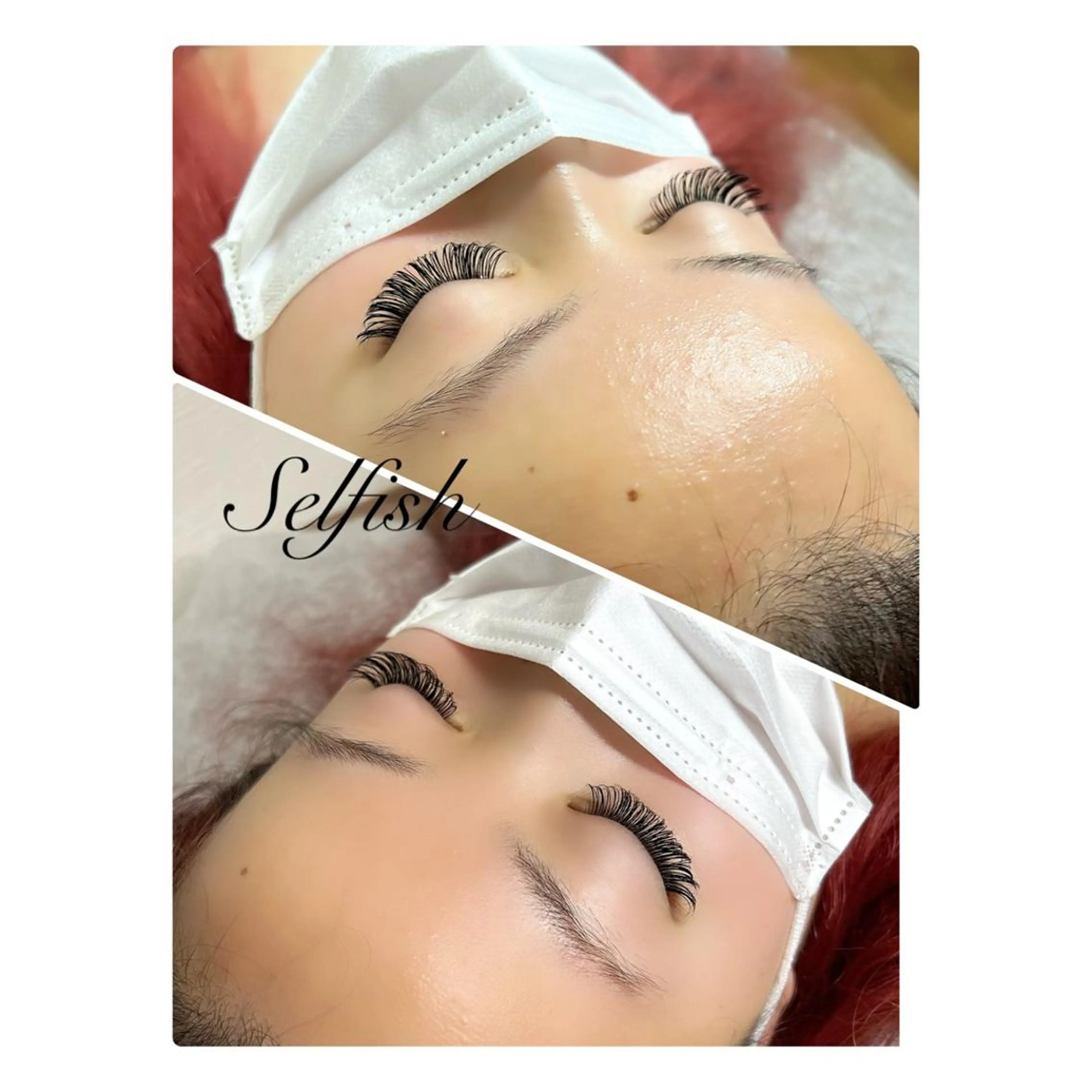 マツエク・マツパ 付け放題 フラットラッシュ マツエク eyelashsalonSelfish所属・. Selfishのマツエク・マツパデザイン