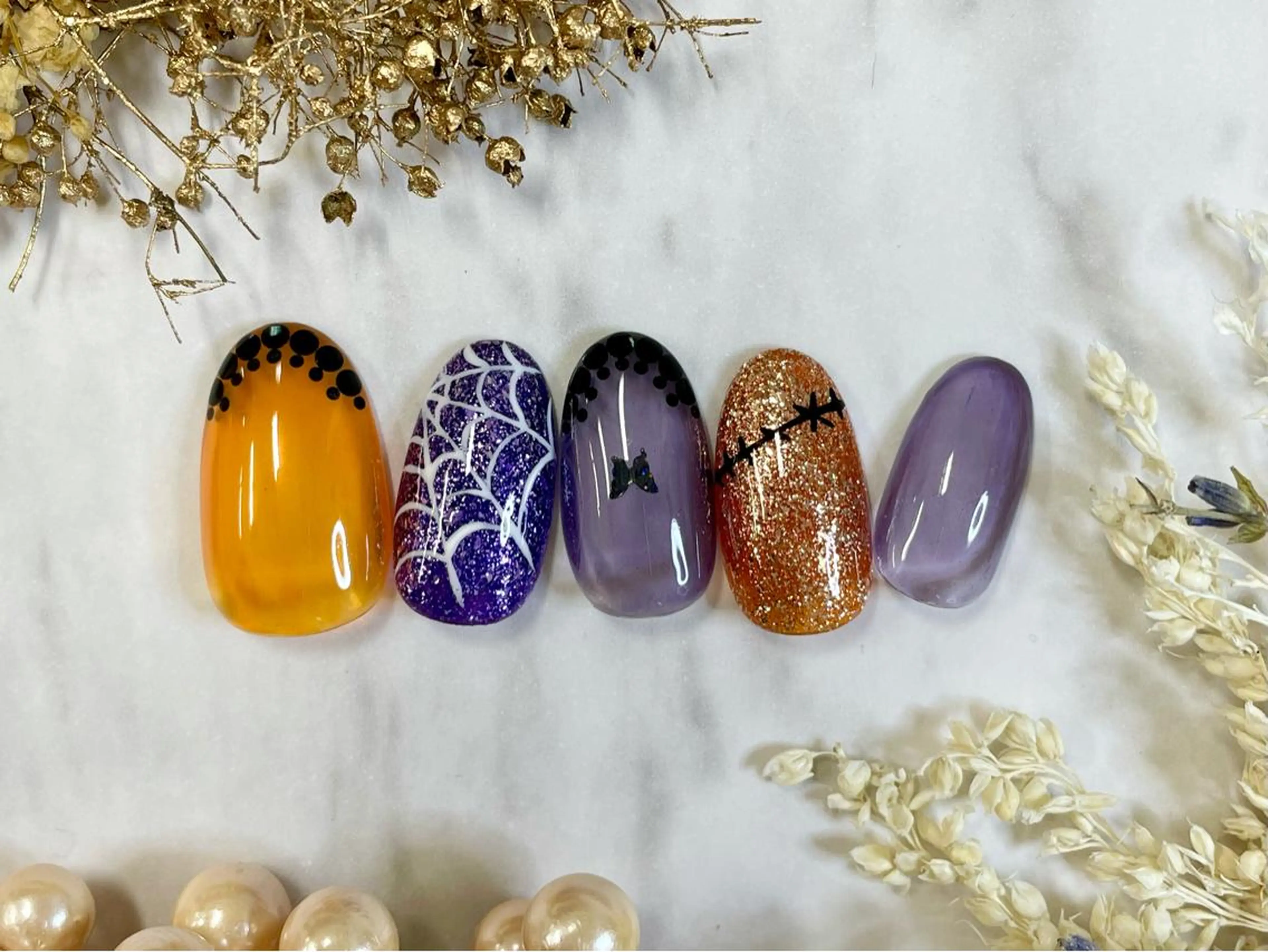 ネイル ネイルPetit Ribbonのネイルデザイン