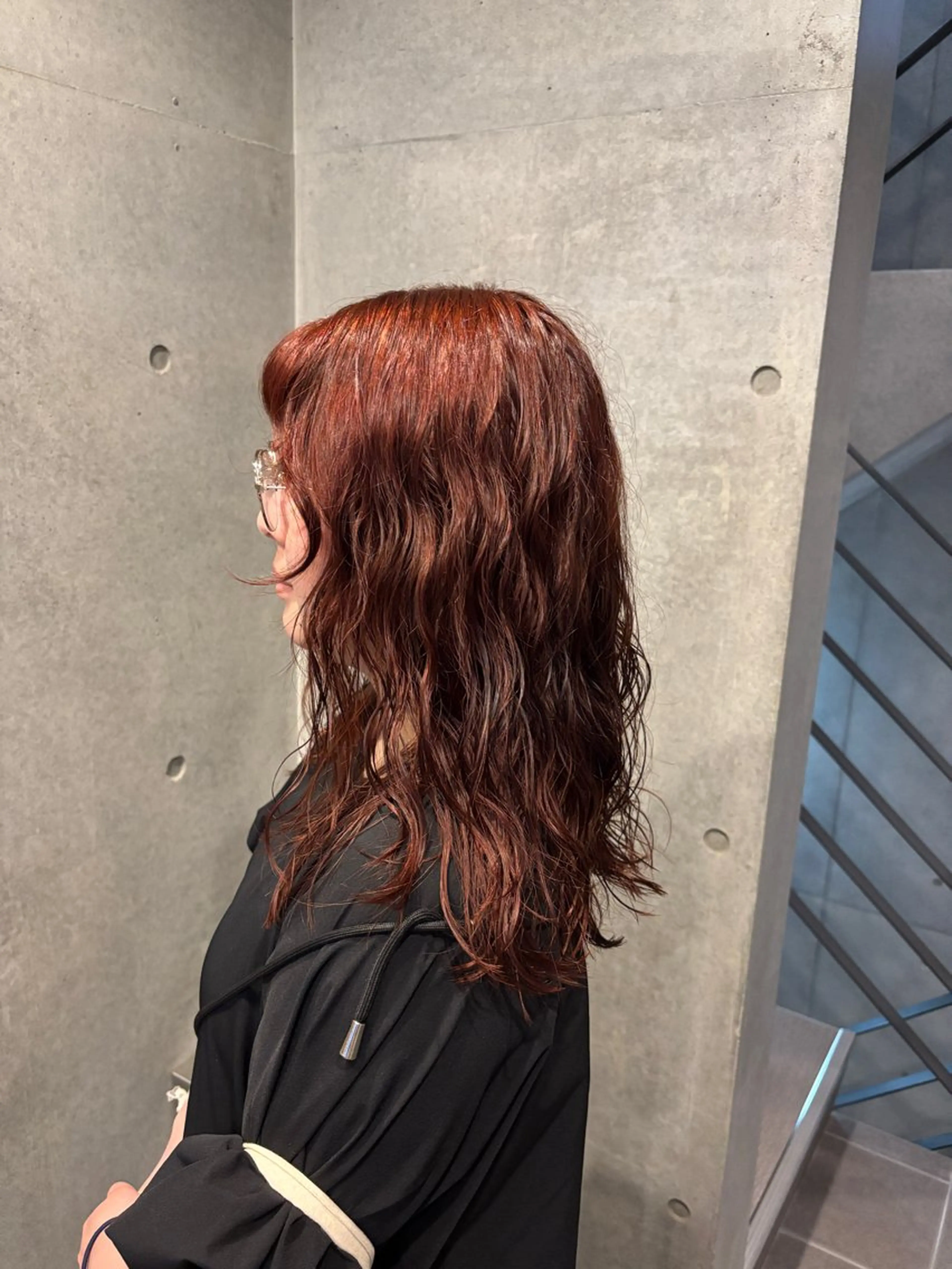 ミディアム パーマ ヘアカラー トリートメント noa ☪︎のヘアスタイル