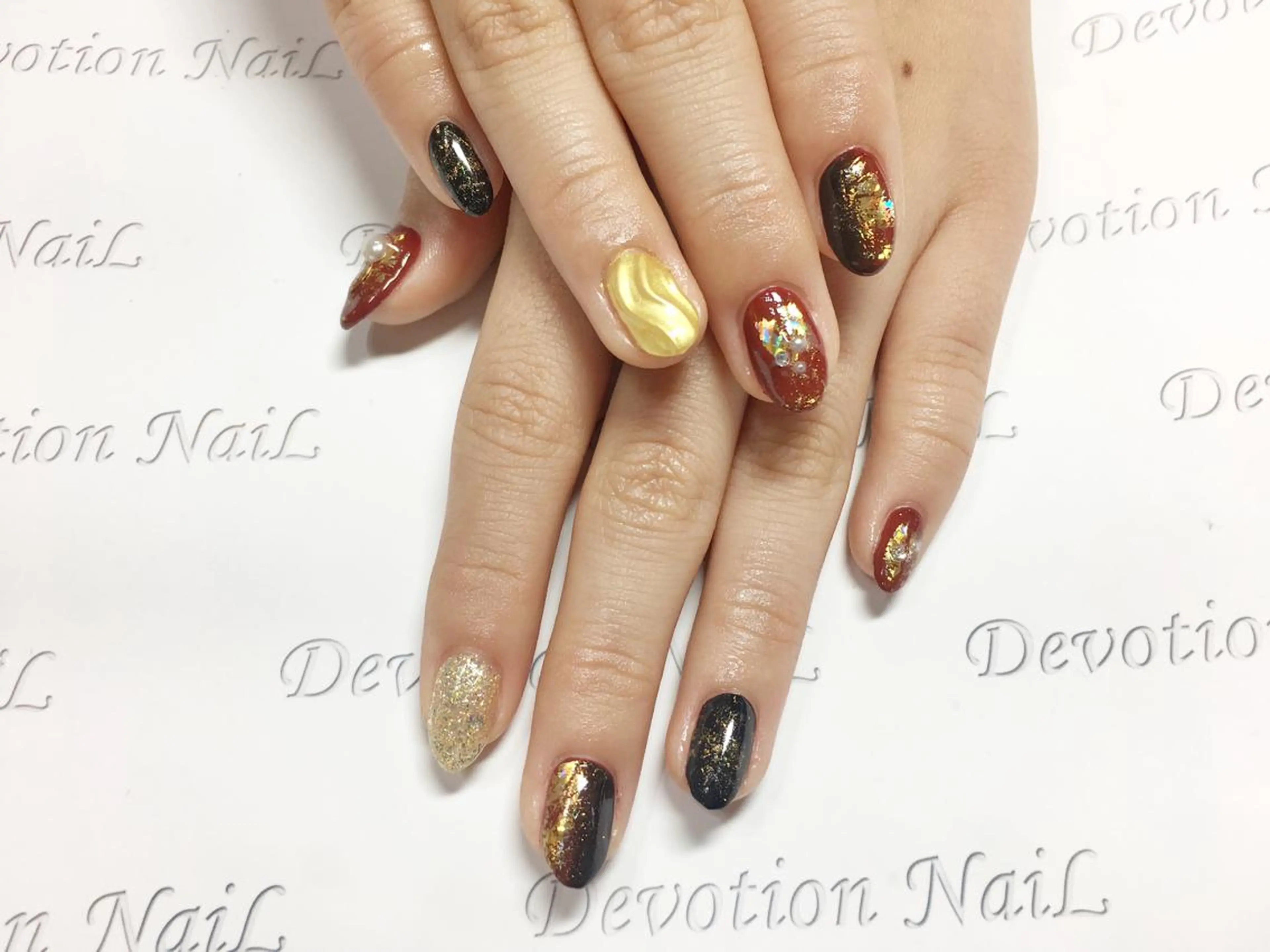 ネイル アートネイル 成人式 ハンドネイル Devotion  NaiL 青梅新町店のネイルデザイン