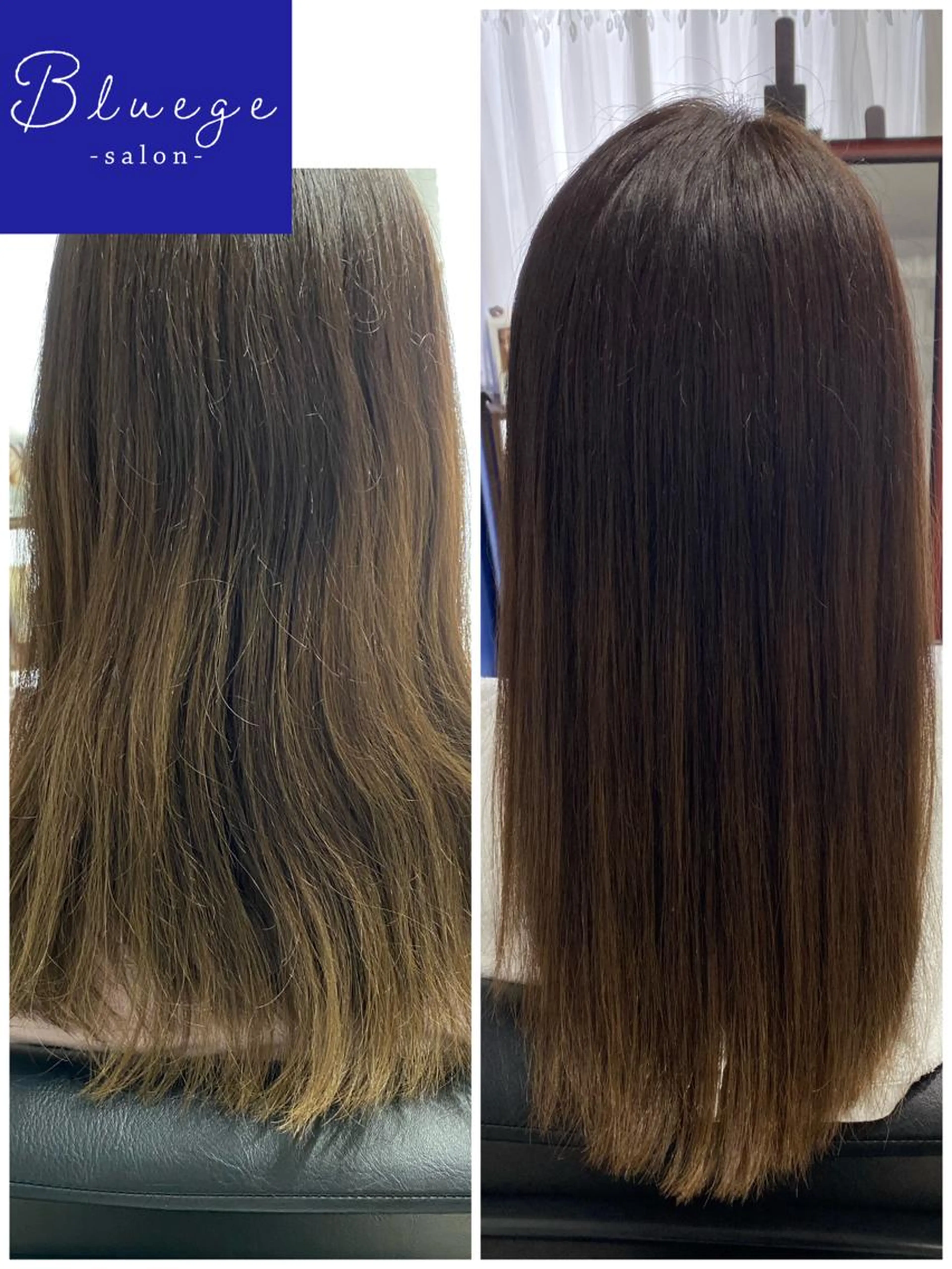 ダメージによるウネリやエイジング毛をキャンセルする💁‍♀️サイエンスアクアトリートメント💫（肩甲骨まで）ミディアムの写真