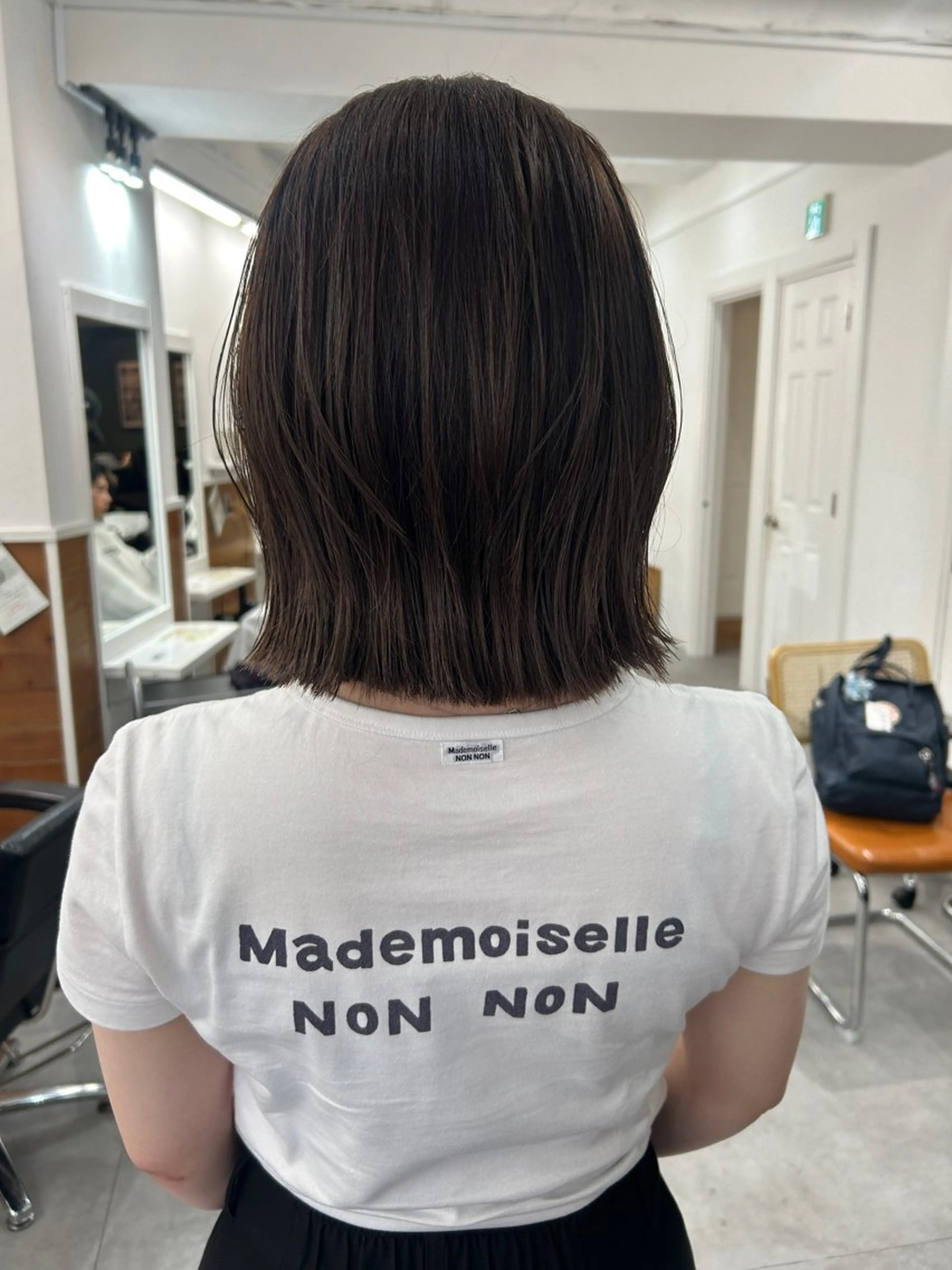 ミディアム カラー レイヤーボブ/ 艶カラー/サナ🌼のヘアスタイル