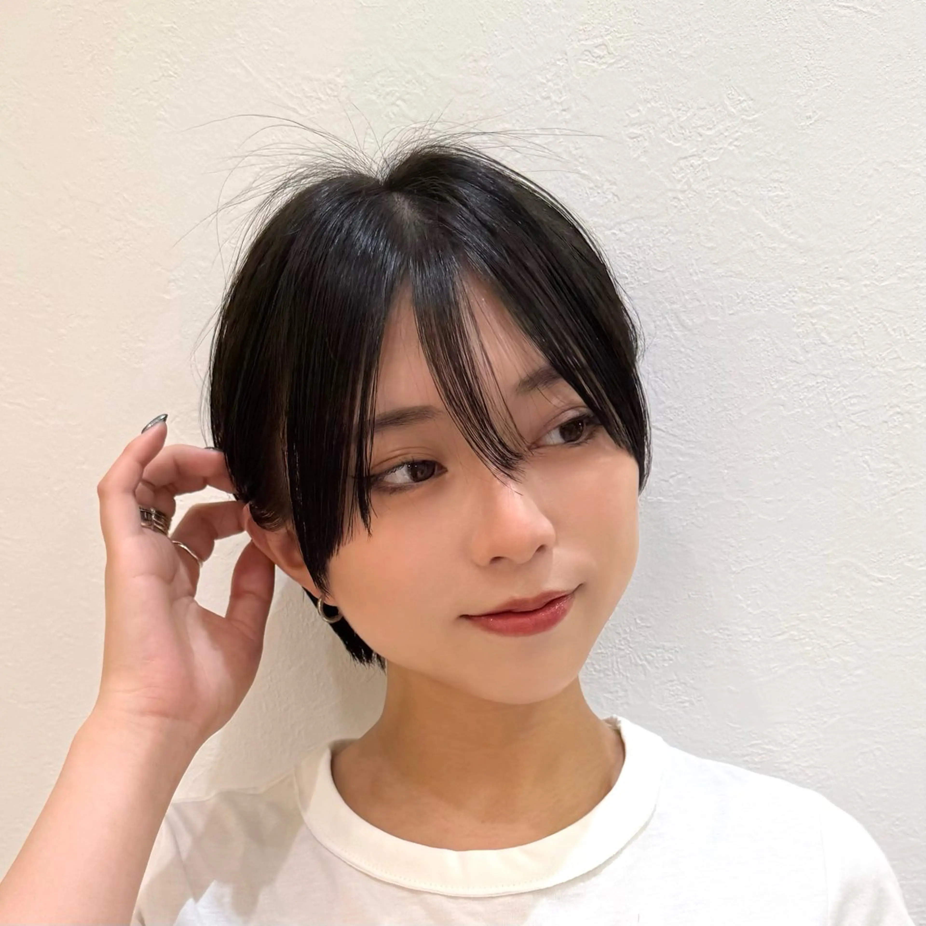 ショート カット ヘアカラー トリートメント 新宿/髪質改善/ボブ 韓国レイヤー大重聖斗のヘアスタイル