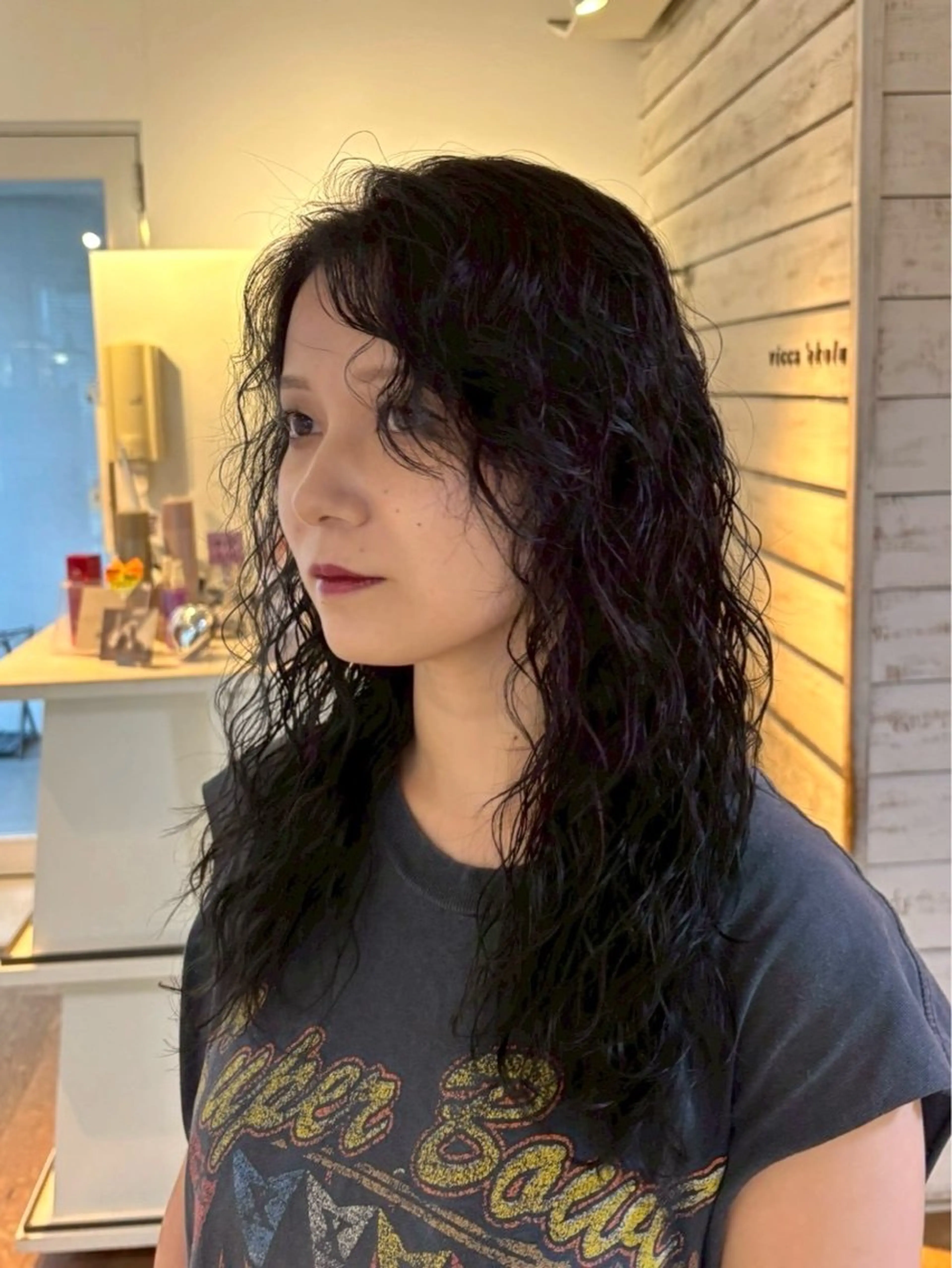 ロング カット パーマ 🪞表参道パーマ Nikachi🪞のヘアスタイル