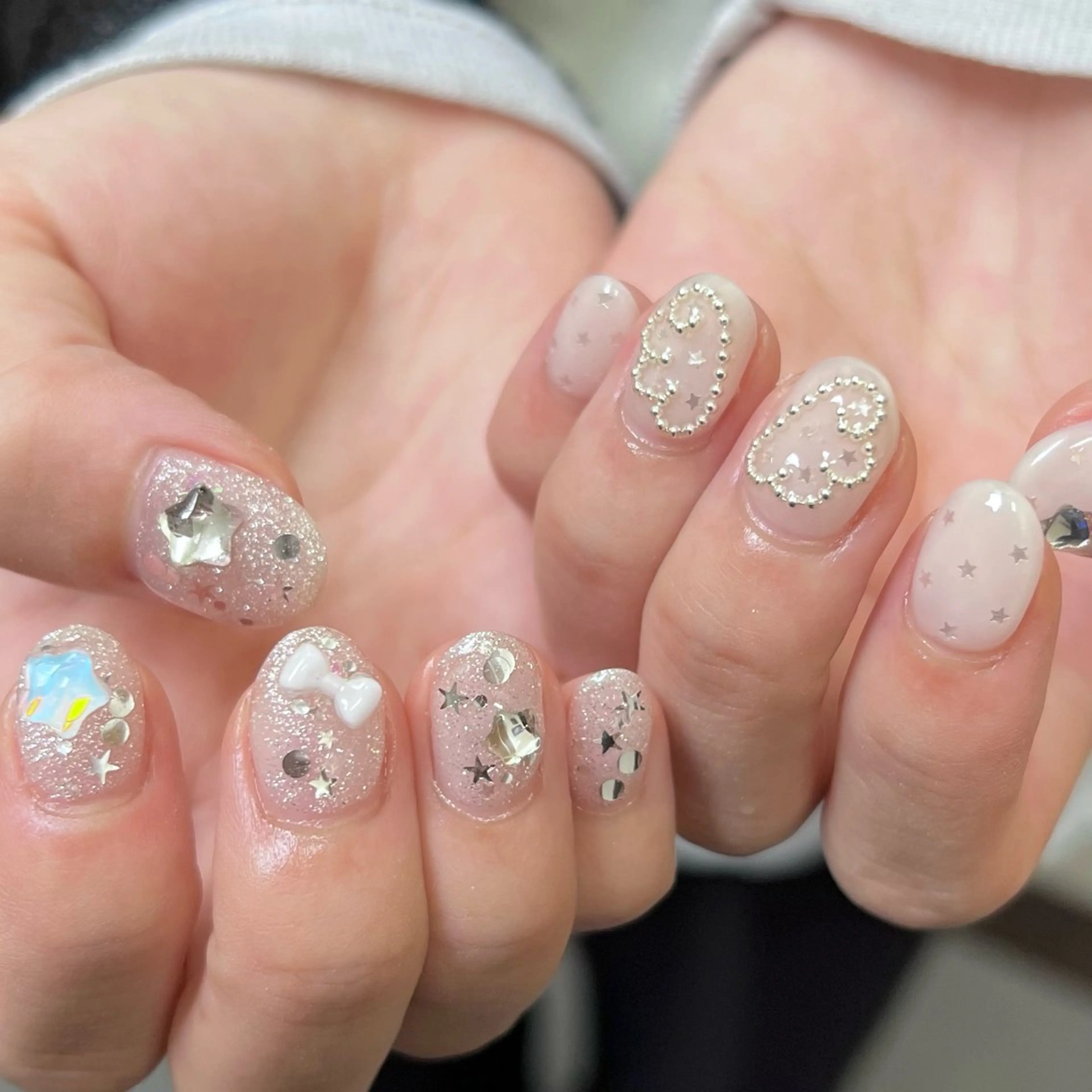 ネイル ハンドネイル sio.nail&eyebrow salon shimokitazawa2号店所属・nailist mana𖤐´-のネイルデザイン