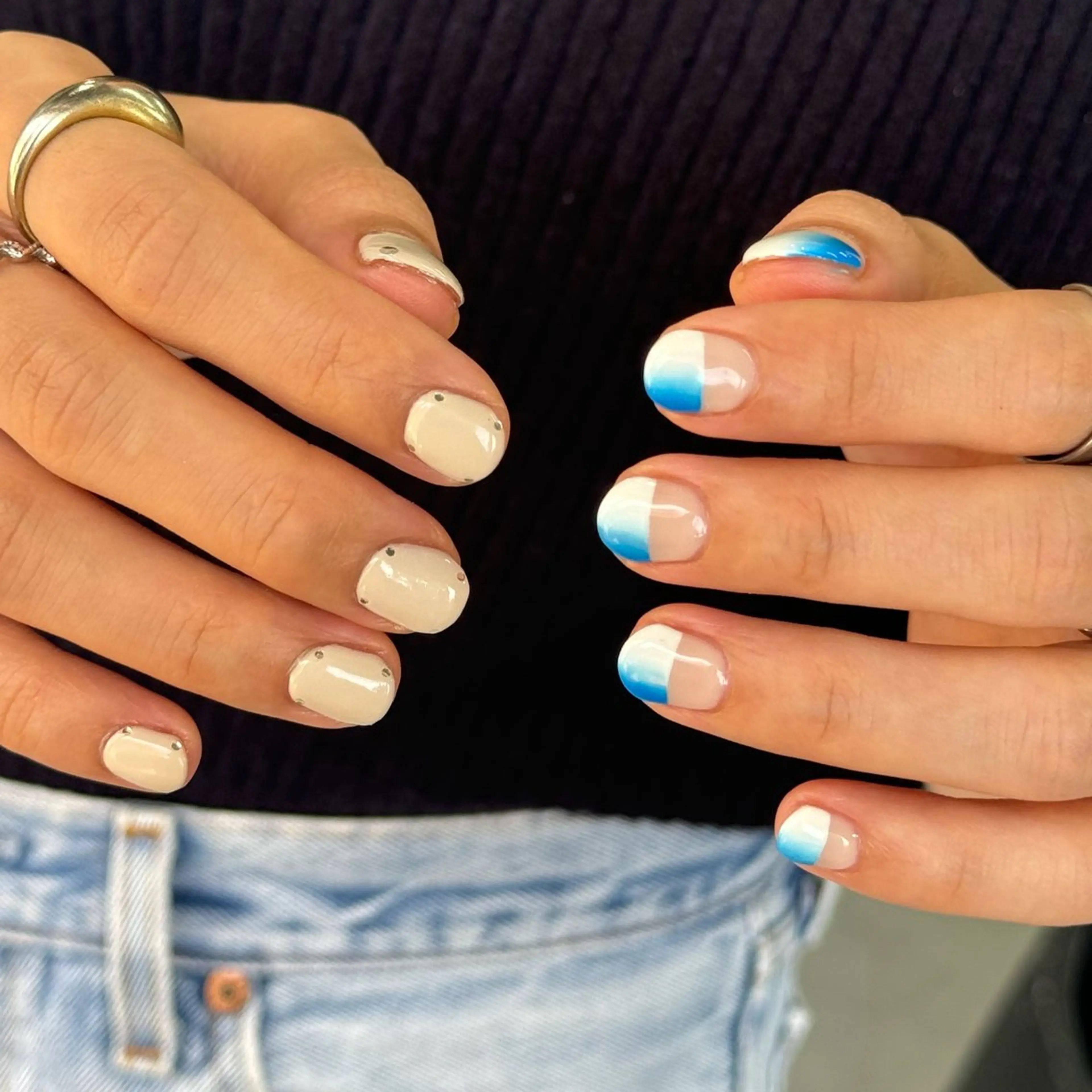 ネイル グラデーション ワンカラーネイル ハンドネイル Momoka ネイリスト福岡/薬院のネイルデザイン