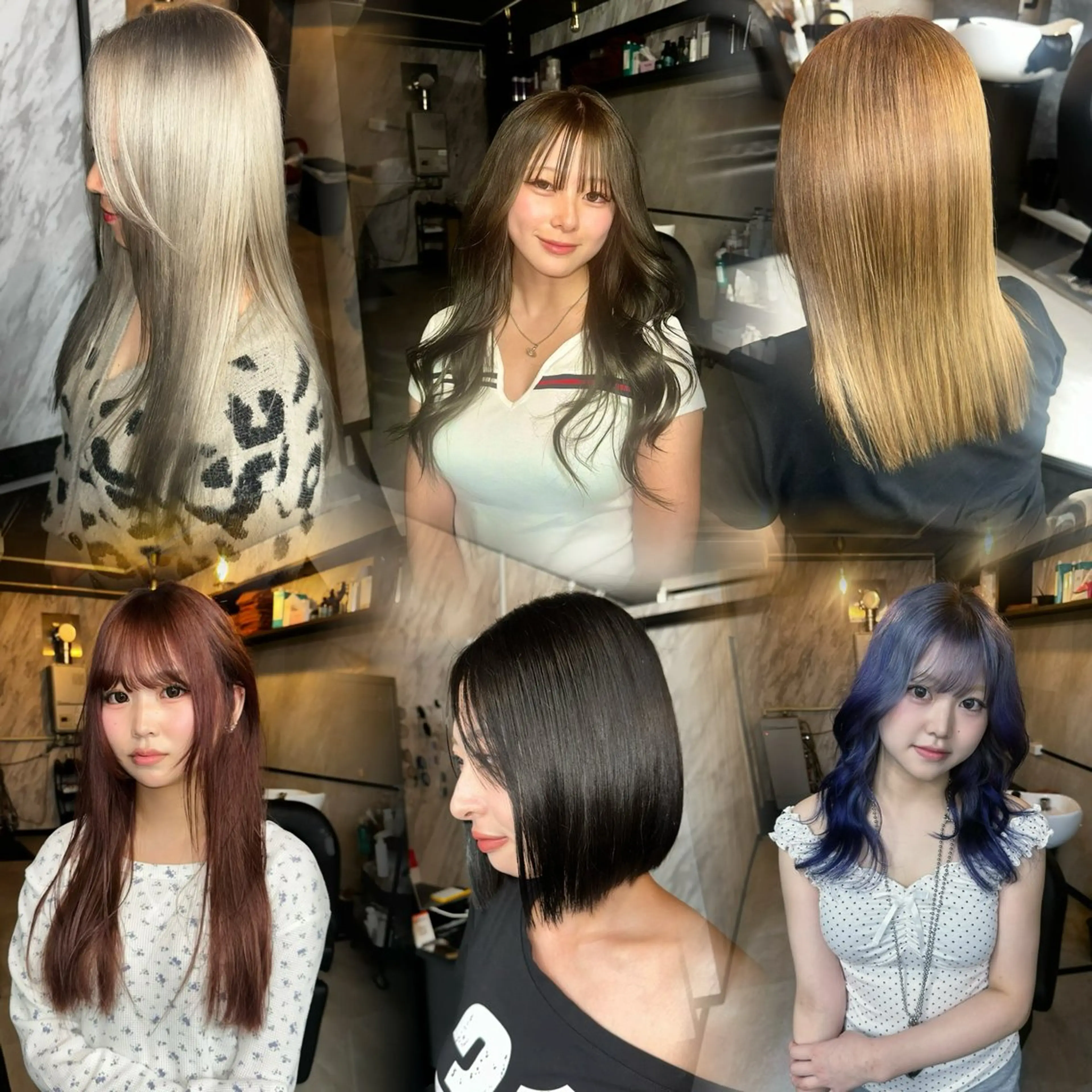 カラー ダブルカラー ainya/心斎橋 /ハイトーンのヘアスタイル